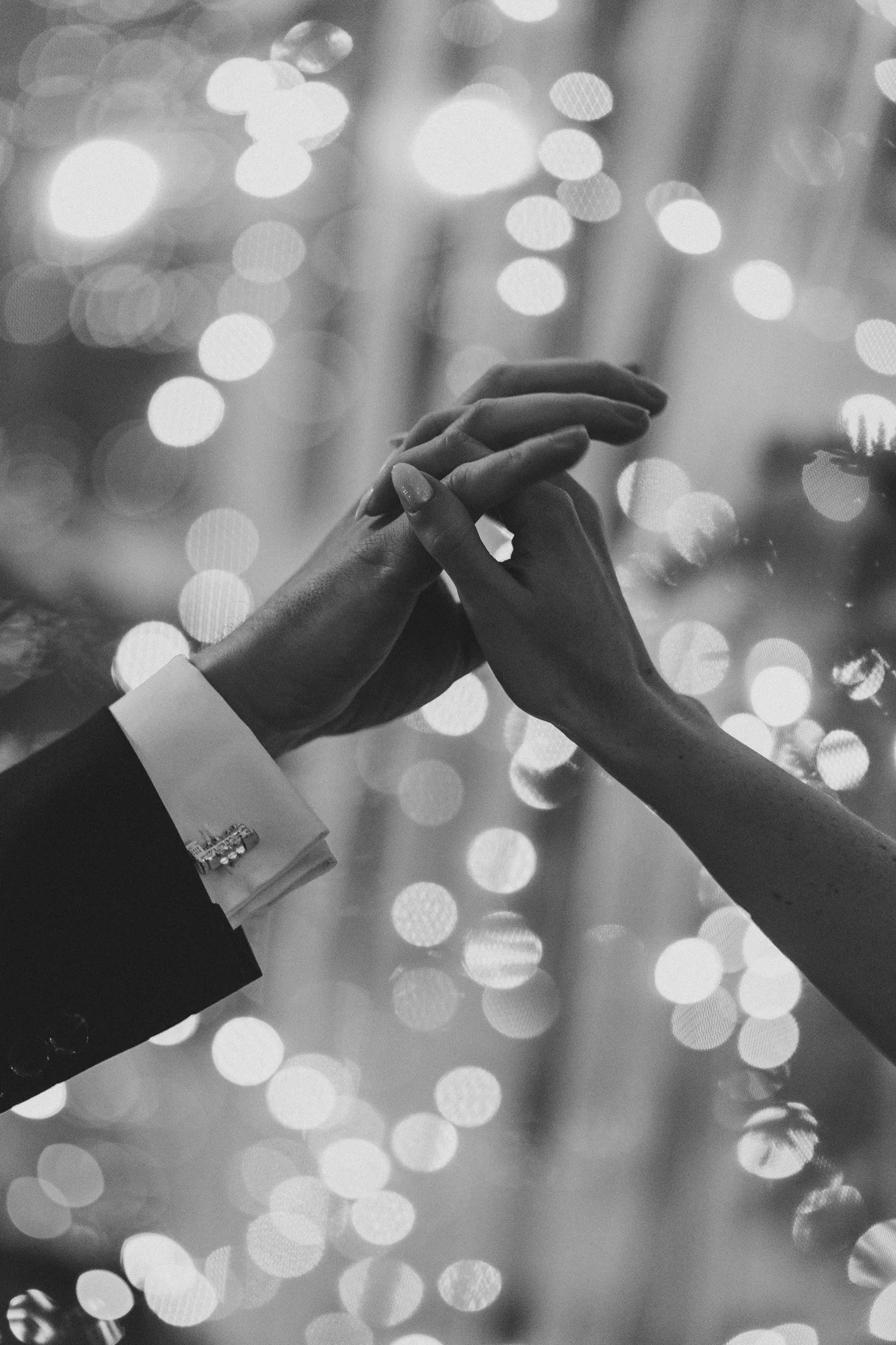 bride and groom detail shot at villa love wedding