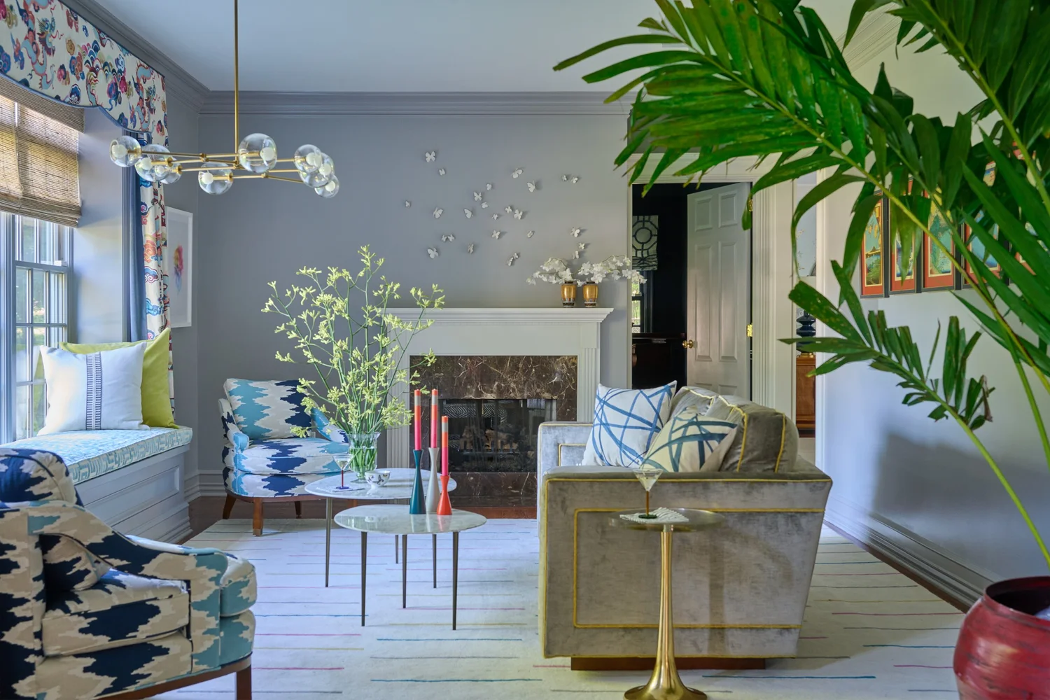 Round rug for queen size bed