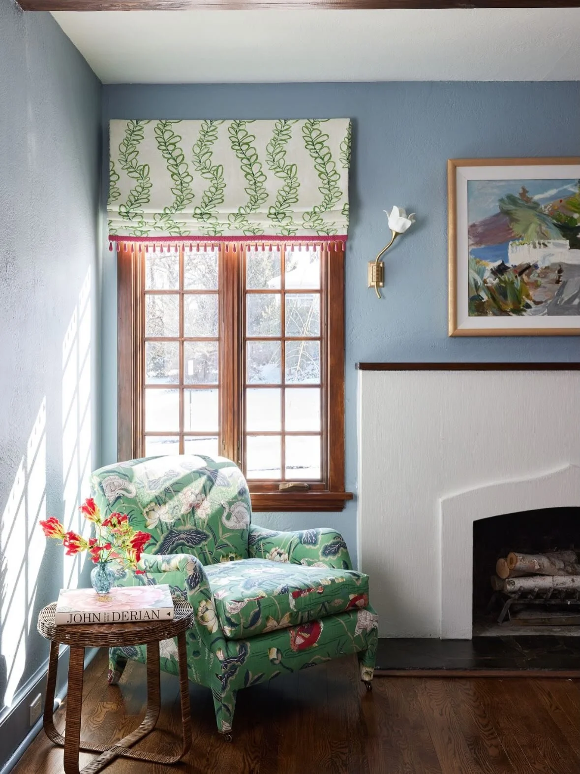 Both of these artworks were inherited by my client, whose parents are avid collectors. By simply reframing them, they were brought back to life and now take center stage in their new (old) home.
.
.
Design: @kristinaphillipsinteriordesign 
Photograph