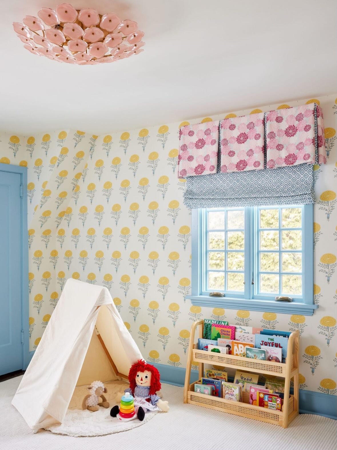Sometimes creating something magical doesn&rsquo;t require a renovation at all. Once a primary bedroom, this space was thoughtfully reimagined as a whimsical retreat for a little girl. Through boldly patterned wallpaper and playful textiles, we trade