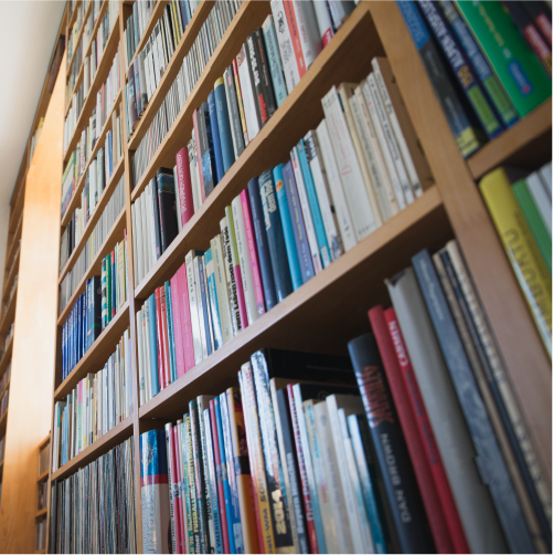 Klassische Möblierung 
Schreinerhandwerk in Perfektion: passgenauer Einbau einer Bücherwand.