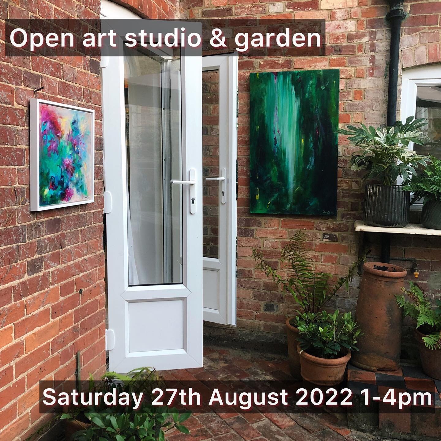 This weekend, tomorrow, Saturday, 1-4pm, as the Madhurst Art Trail 2022 nears the end, I&rsquo;ll be flinging the doors open on my studio and garden for visitors. 
If you&rsquo;re in the area or fancy making a day trip of it, please do swing by! 

We