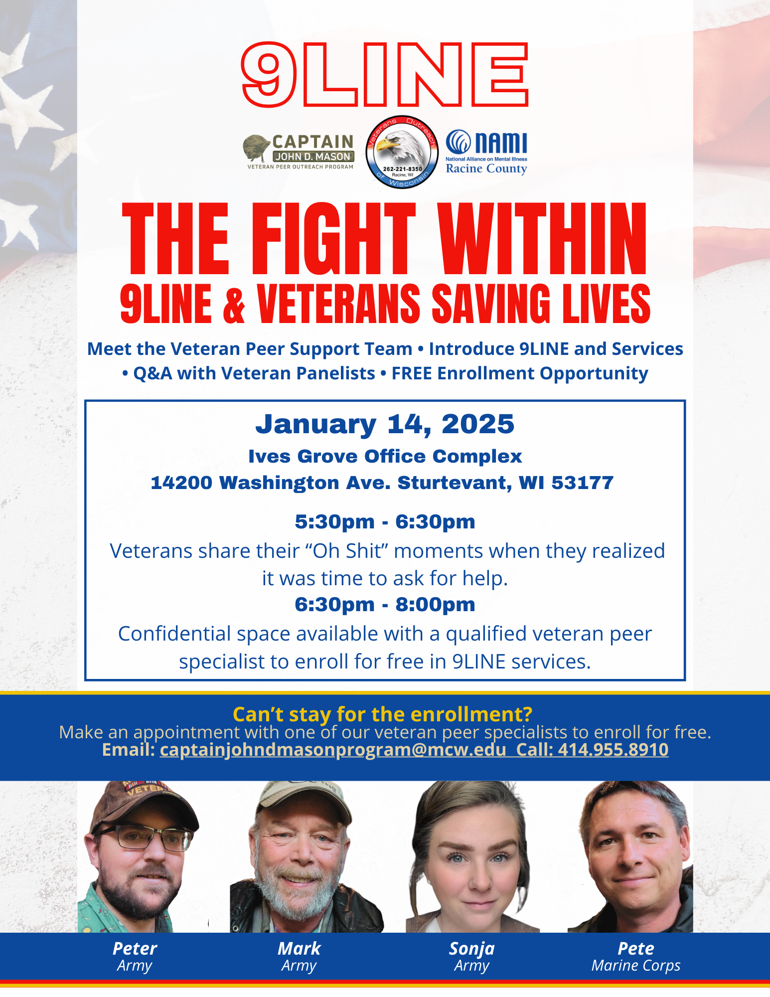 The Fight Within: Veterans &amp; 9LINE Save Lives VIRTUAL WEBINAR