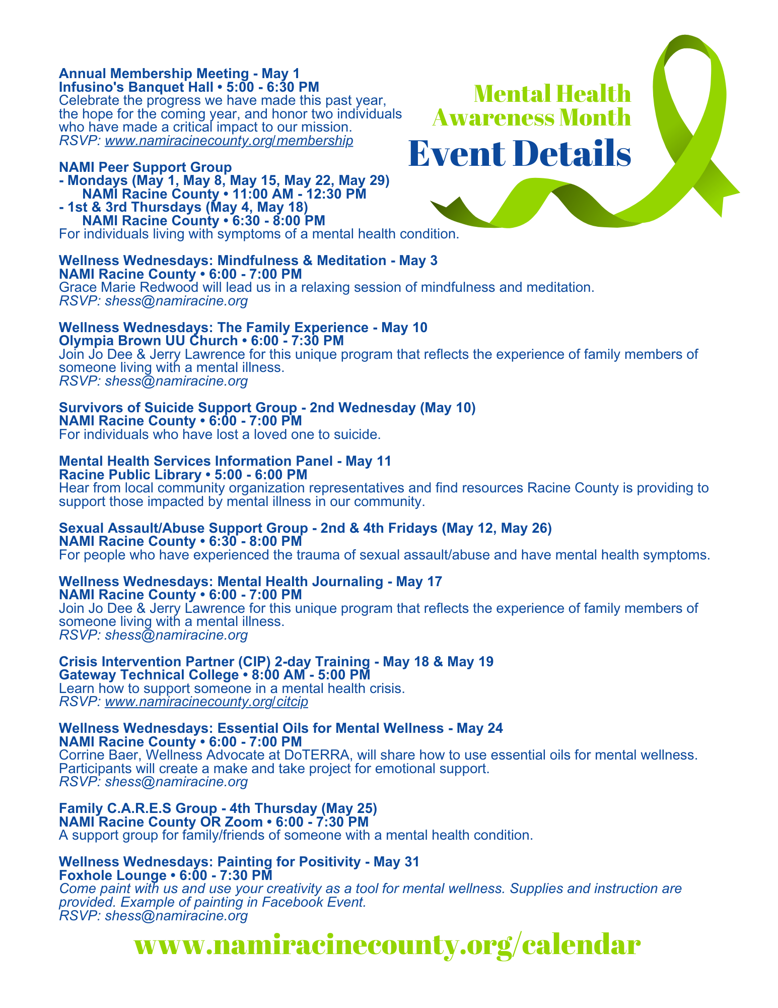 Mental Health Awareness Month (May) — NAMI Racine