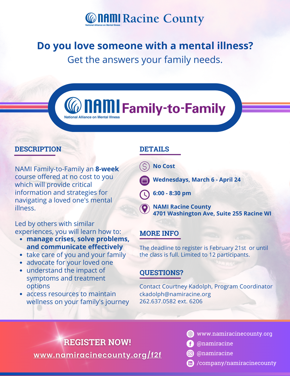 Events, Programs, and Presentations — NAMI Racine