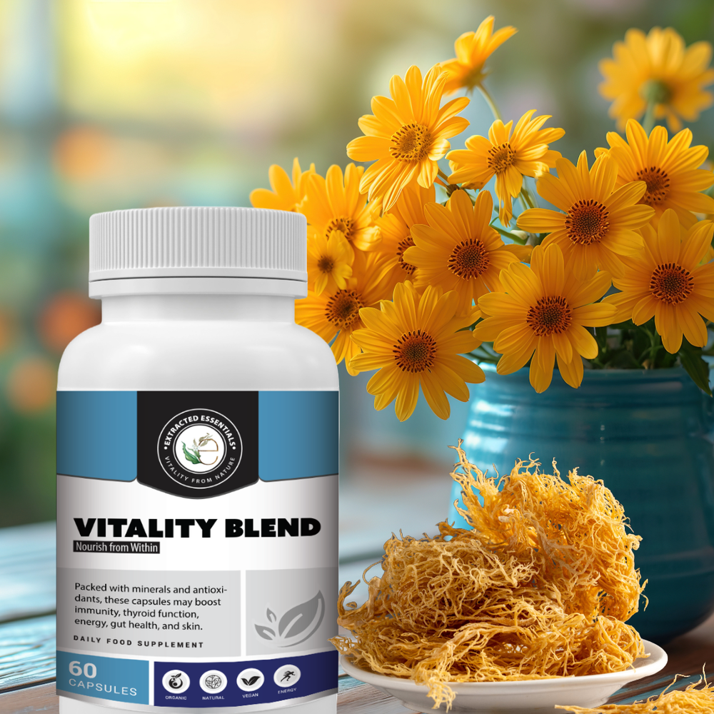 Vitality Blend Powder | Sea Moss & Burdock — Extracted Essentials, LLC