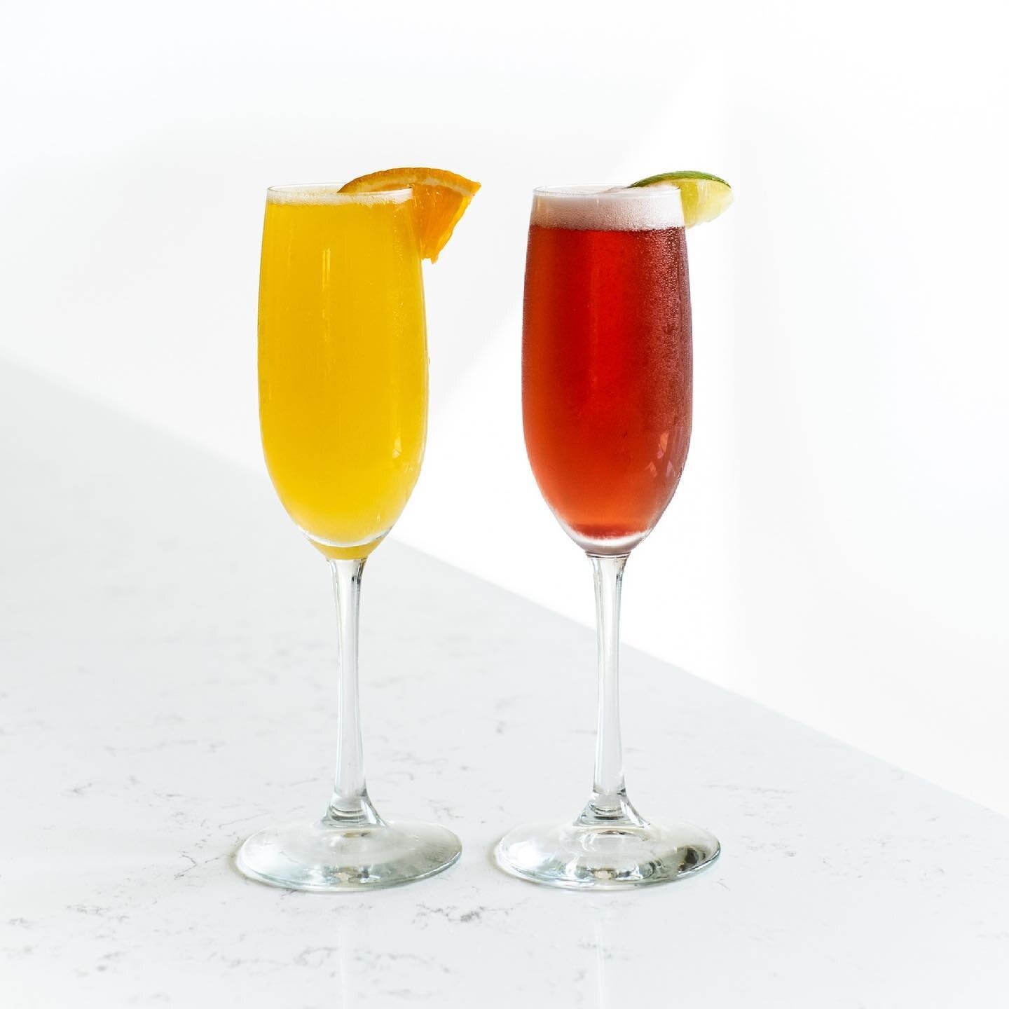 It&rsquo;s hot out there this week&hellip;how about some fresh, cold mimosas to keep you cool? 😉☀️🥂