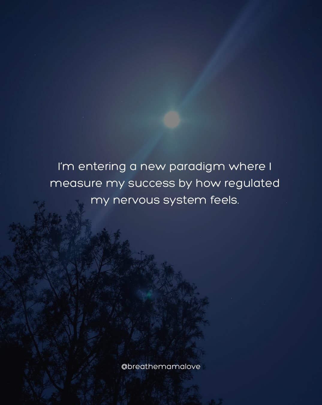 Regulation feels like calm. Present. Patient. Happy. Having fun, new ideas, clarity, love flowing freely.

Just a few of the feel-good feelings I&rsquo;m cultivating for myself and my family by choosing to take care of me. 🤍

#breathemama #breathwor