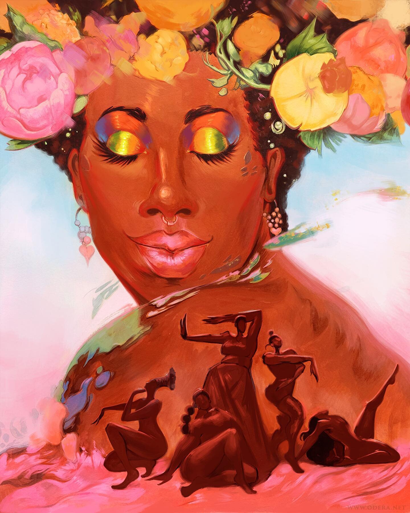 And here is the final illustration for @holtrenfrew&rsquo;s Pride 2021 Artist Installation!
Pride is protest, Pride is sexual joy and liberation, Pride is healing, Pride is Black, Pride is honoring and centering the expansive nature of gender identit