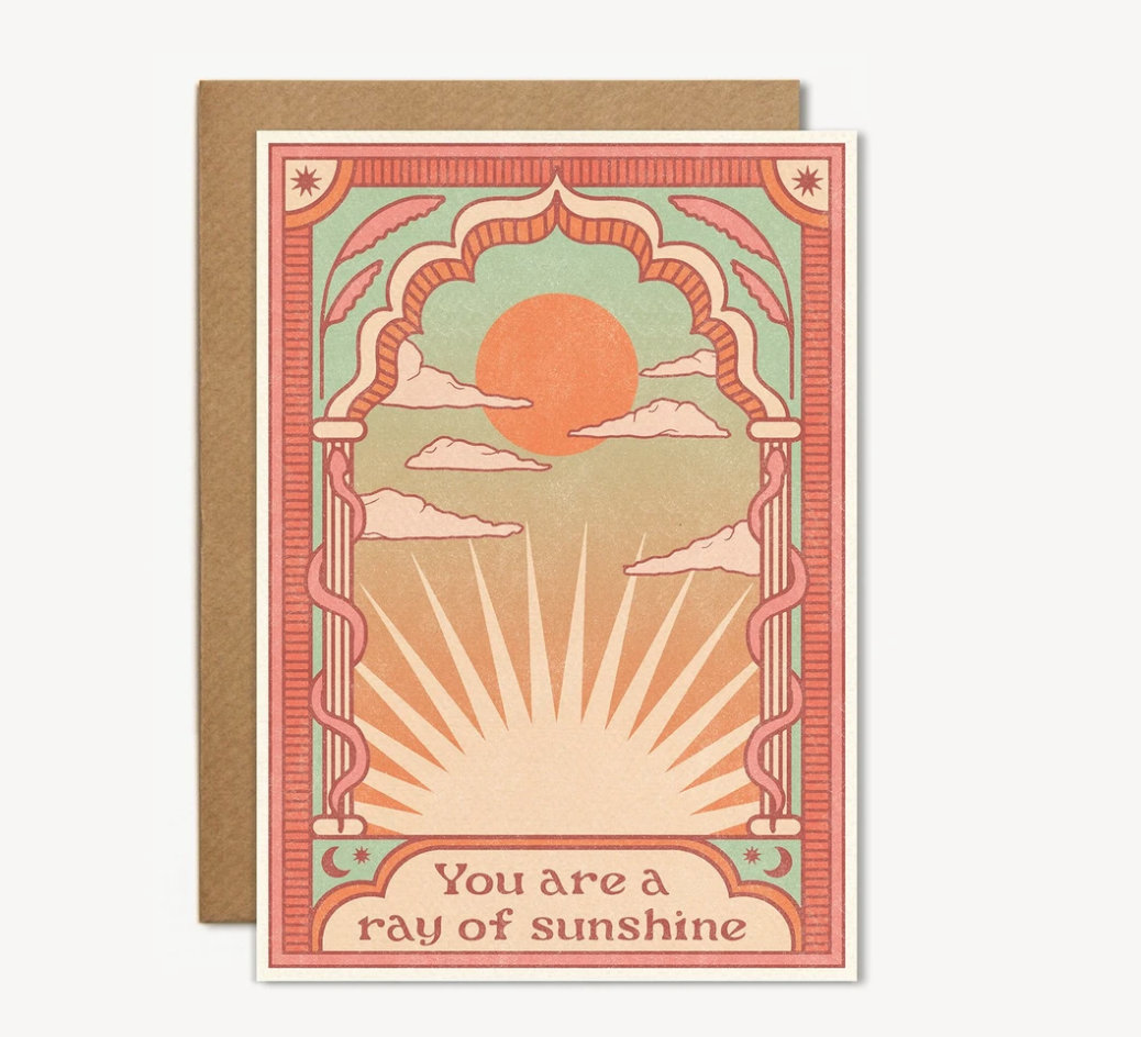 You are a ray of sunshine card
