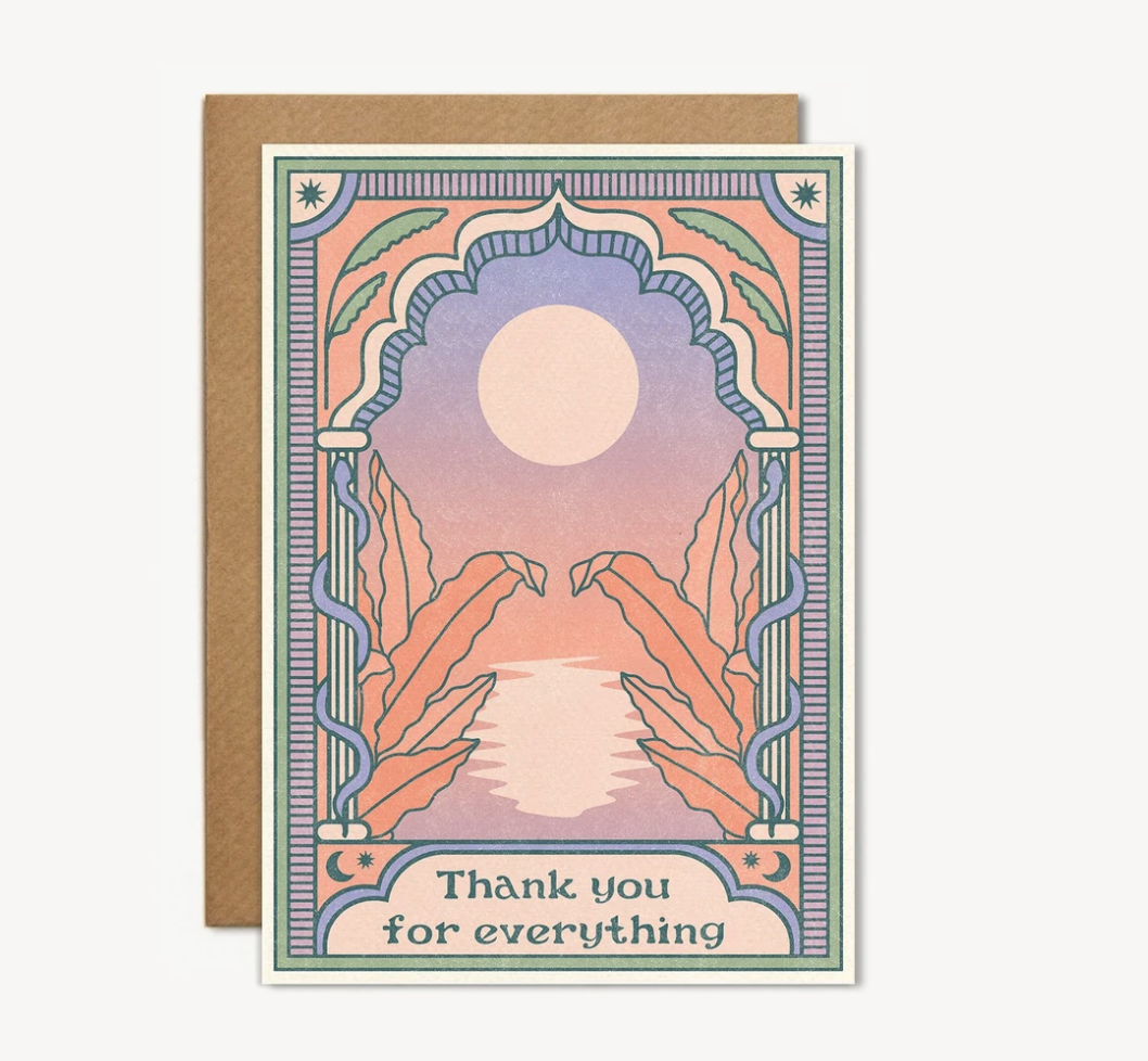 Thank you for everything card