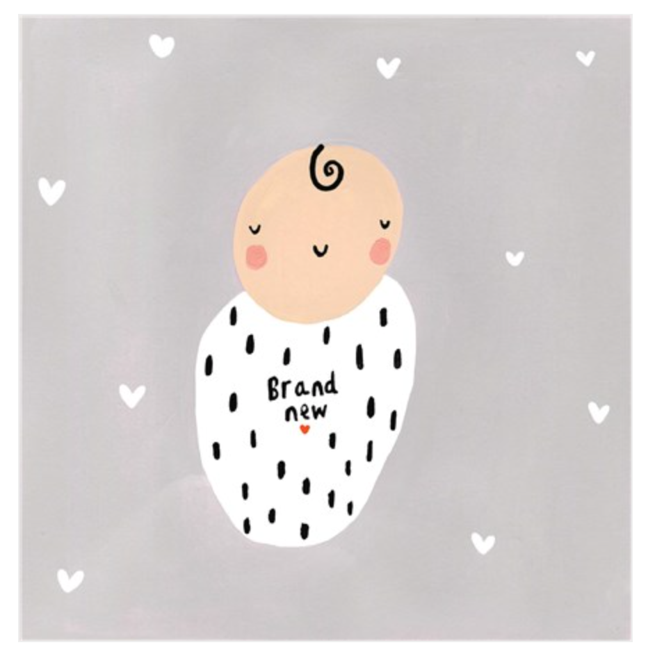 Brand new baby card by Sooshichacha
