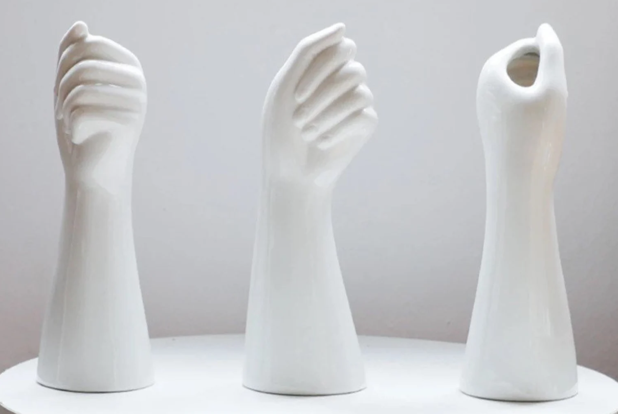 Stylish Ceramic Hand Vase