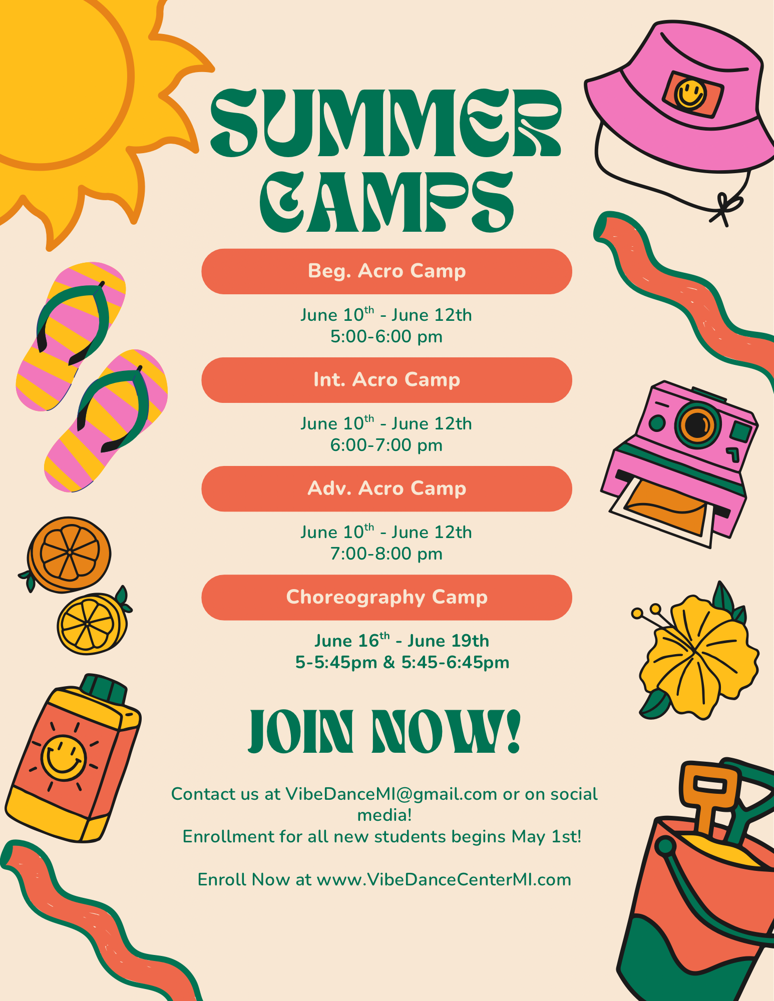 Summer Registration