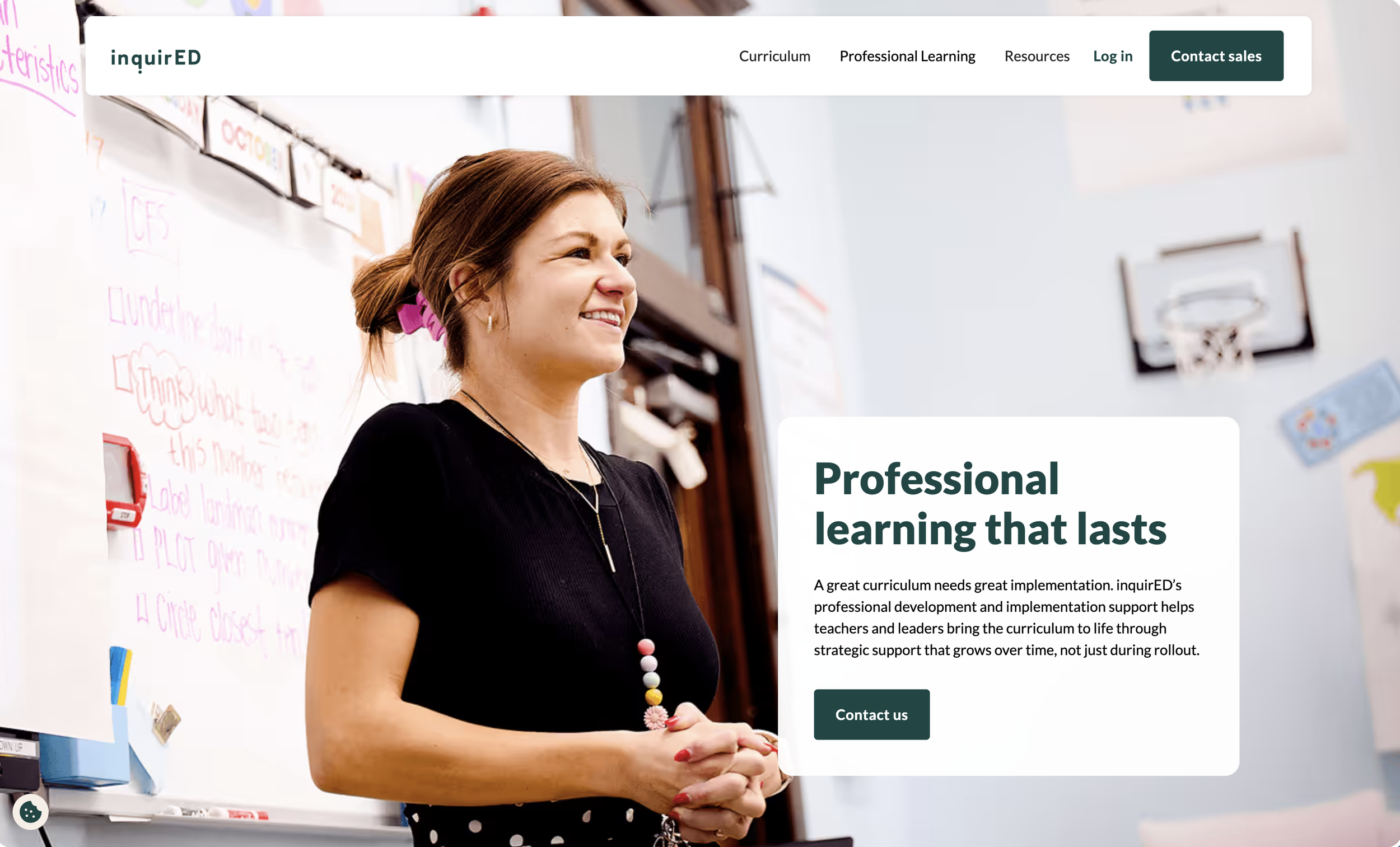 inquirED website section