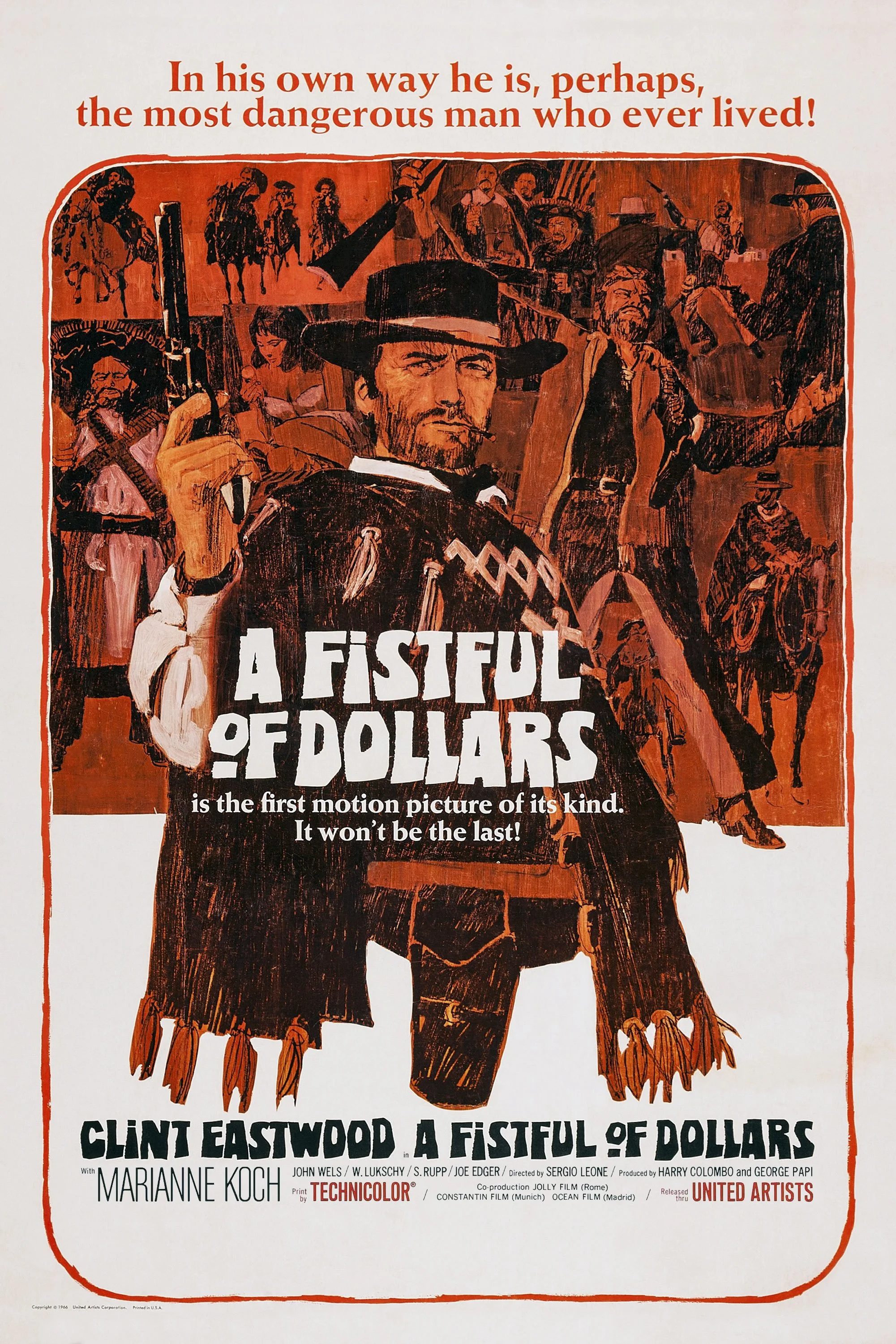 Wines on Second Film Series at The Granada: A Fistful of Dollars