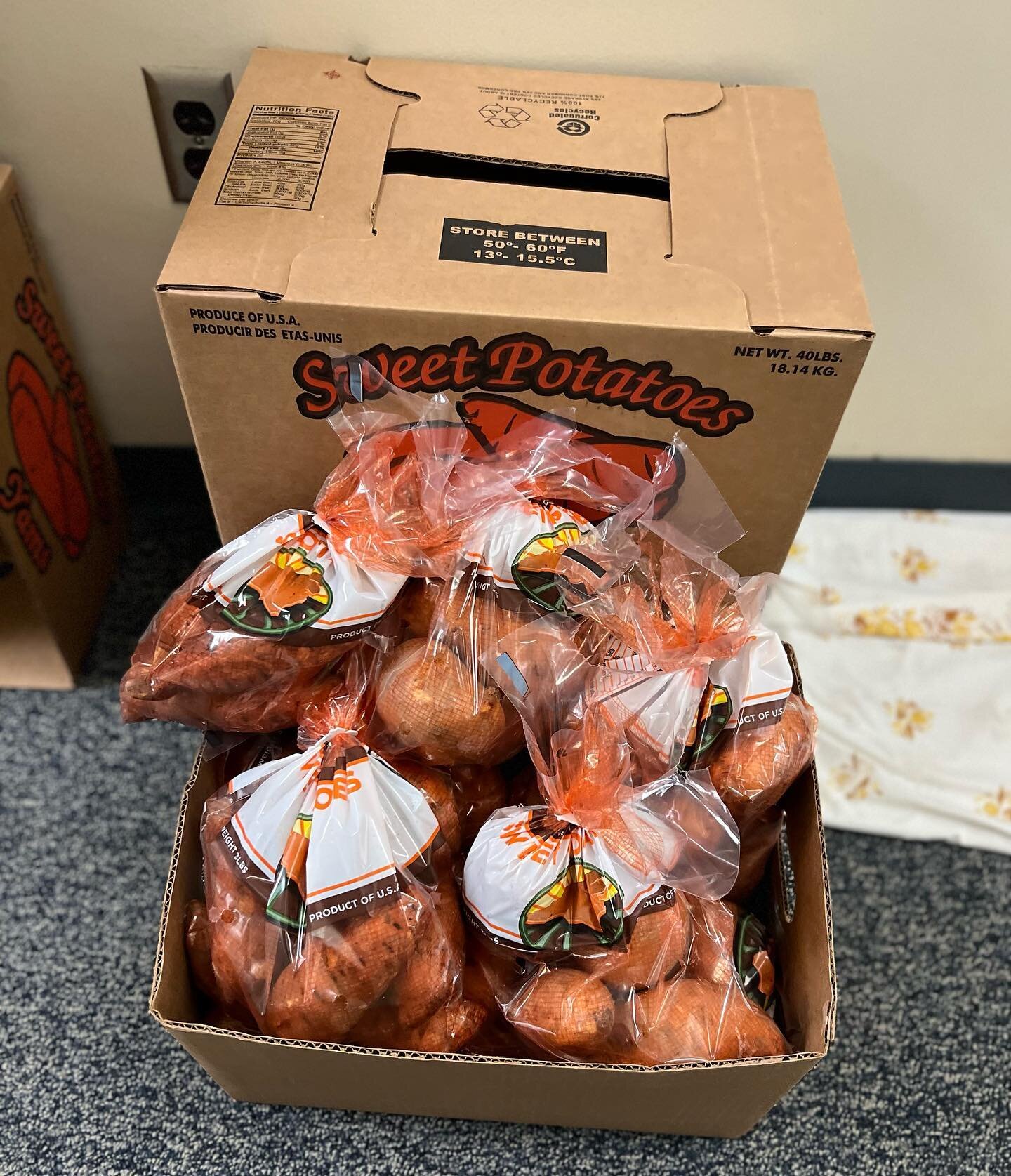 Enjoyed giving away bags of sweetpotatoes at Princeton Middle High School today as they finished out their staff appreciation week. 
We are very thankful for this group of people at this great community school which has seen our own family members an