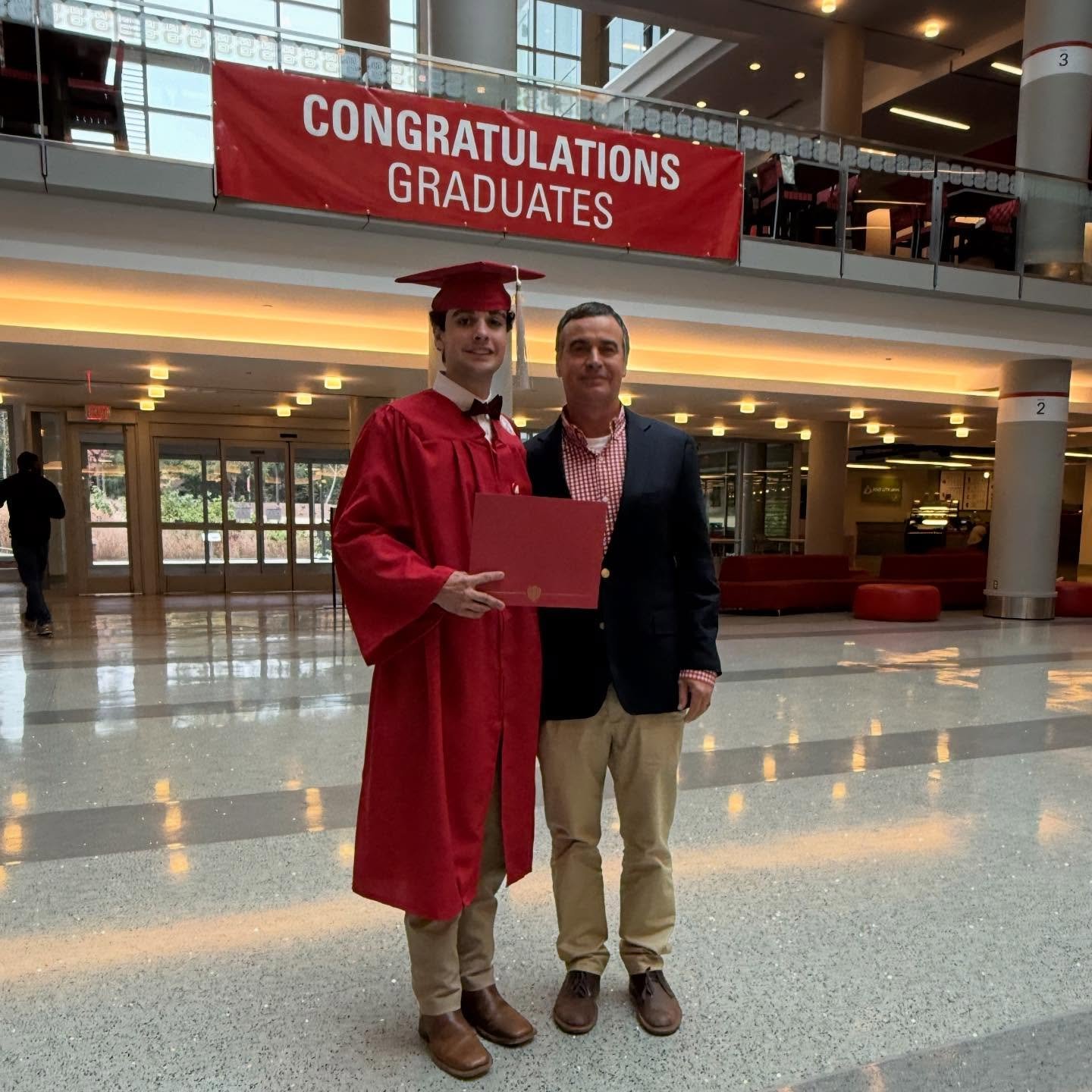 28 years ago on this campus, Danny and Susie watched Dan graduate from @ncstateagi. Today, we watched Daniel receive his degree in Field Crops Technology just like his dad! 
We are so proud of @danielkornegay4 and glad to have him back on the farm fu