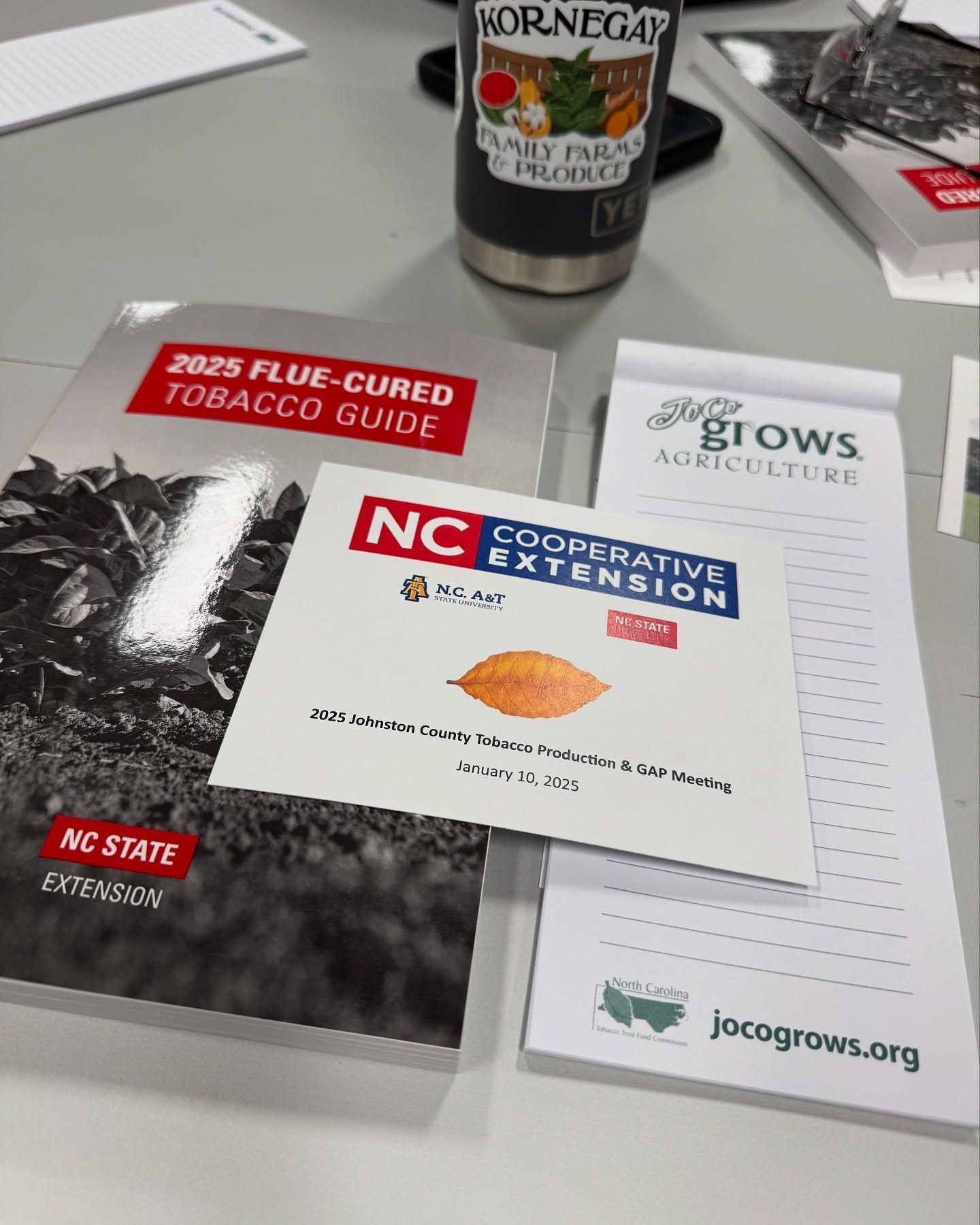 Winter time is meeting and education time for farmers. Today was one of several tobacco production meetings that will be held over the next few weeks. 

We are extremely blessed to have amazing resources and knowledgeable people in the NC tobacco ind