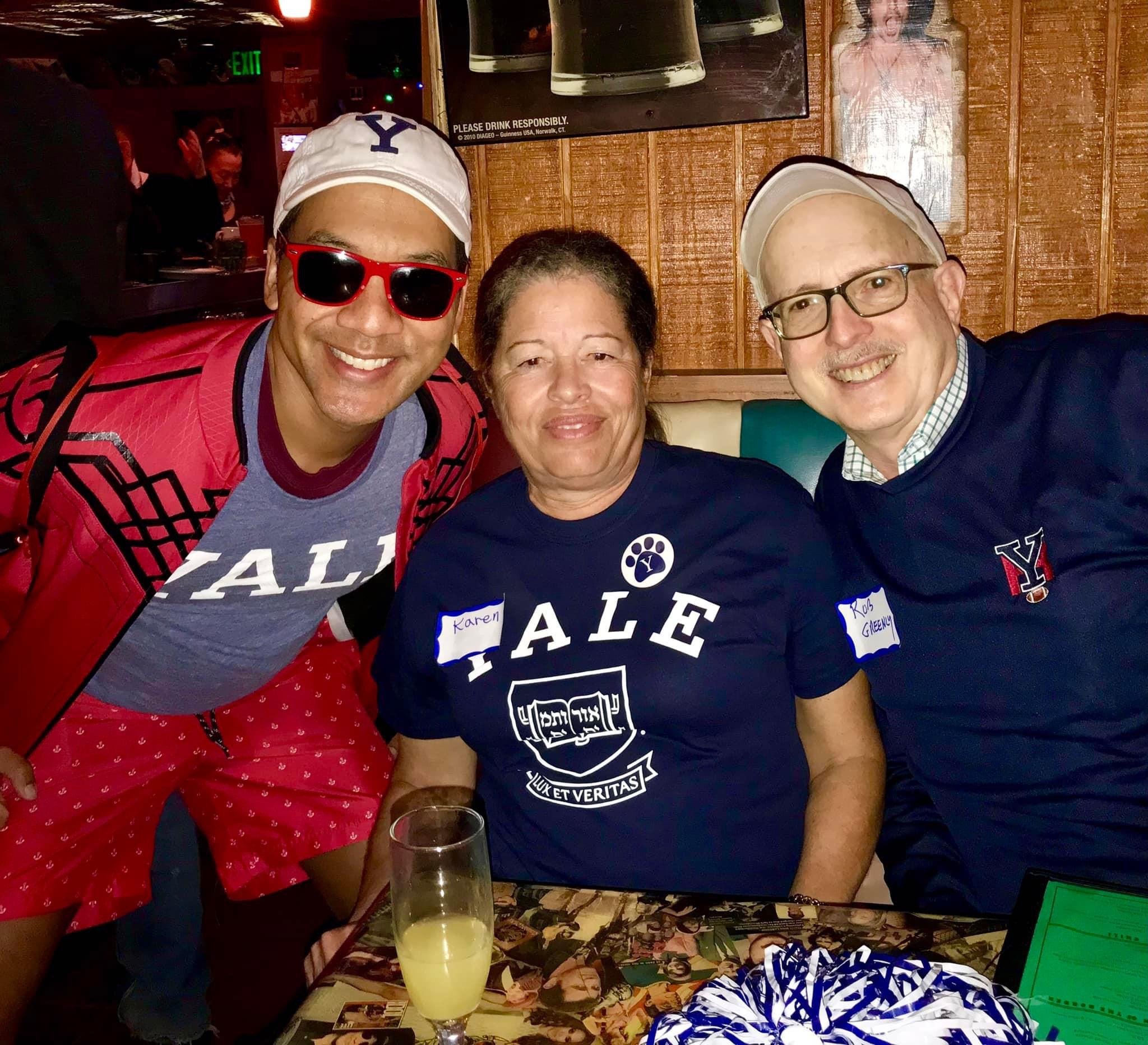 Kevin Winston (BA '91), Karen Green (BA '78) &amp; Rob Greenly (MBA '83)