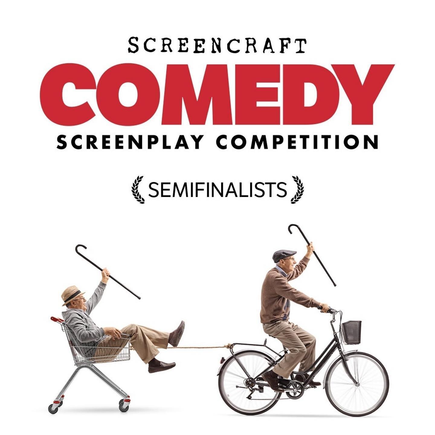 GAH! thank you so much @screen_craft for advancing my comedy pilot to the semifinals! It&rsquo;s so easy to spin out thinking my work is garbage so really trying to take this one in ❤️