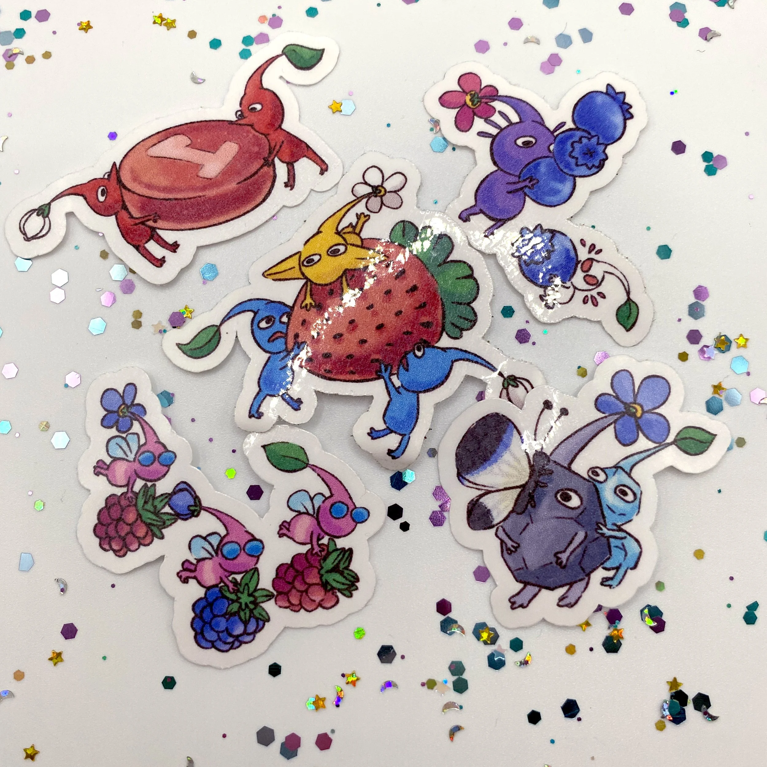 Pikmin sticker collections