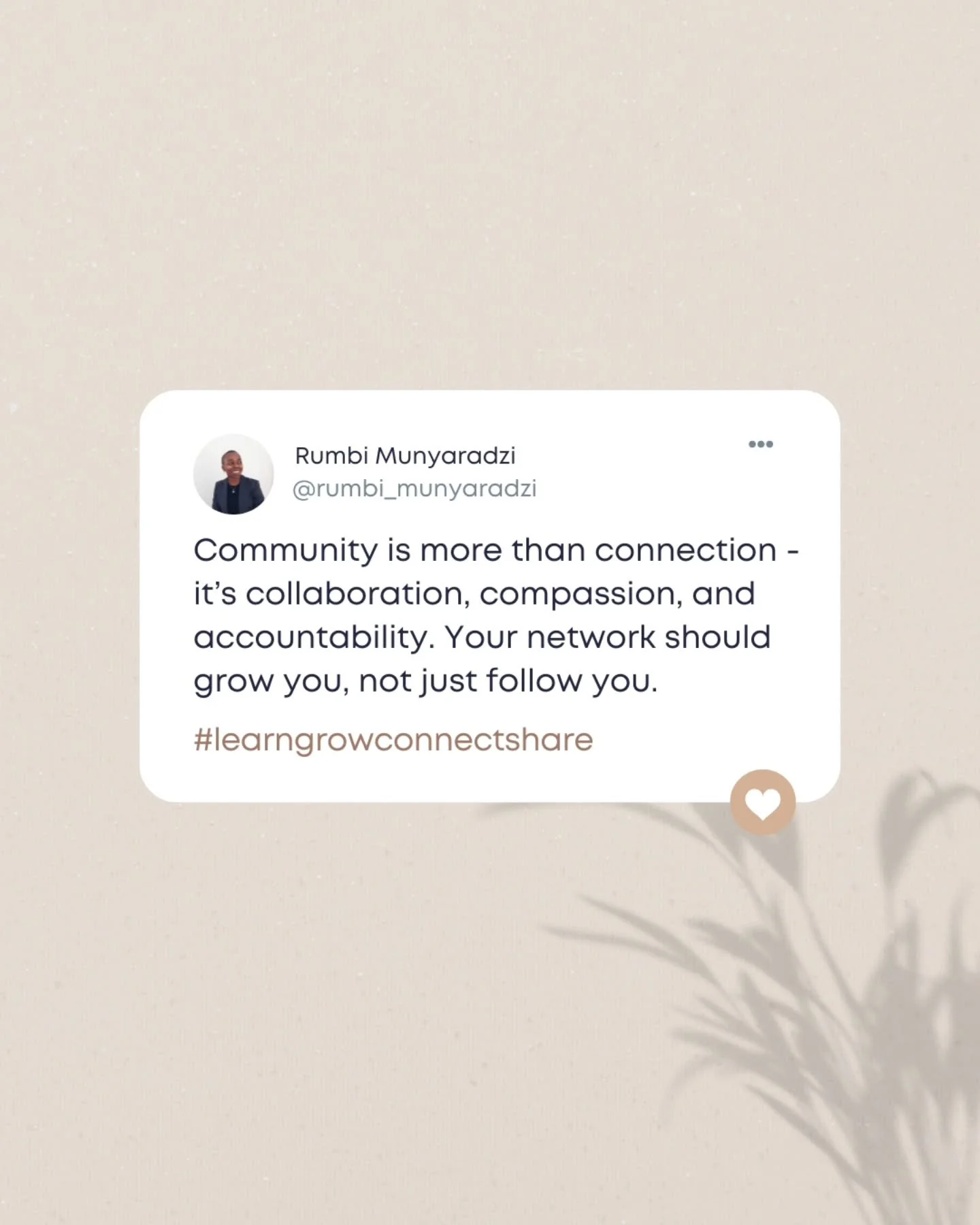 Community should stretch you - not just support you. 🌿

#learngrowconnectshare #midweek #muse