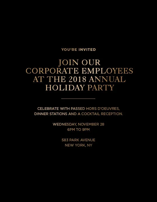 Annual Holiday Party