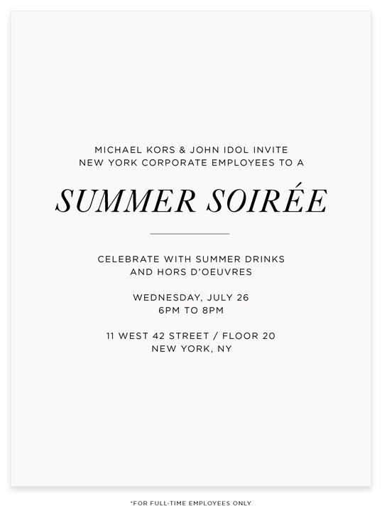 Elevated Executive Invitation