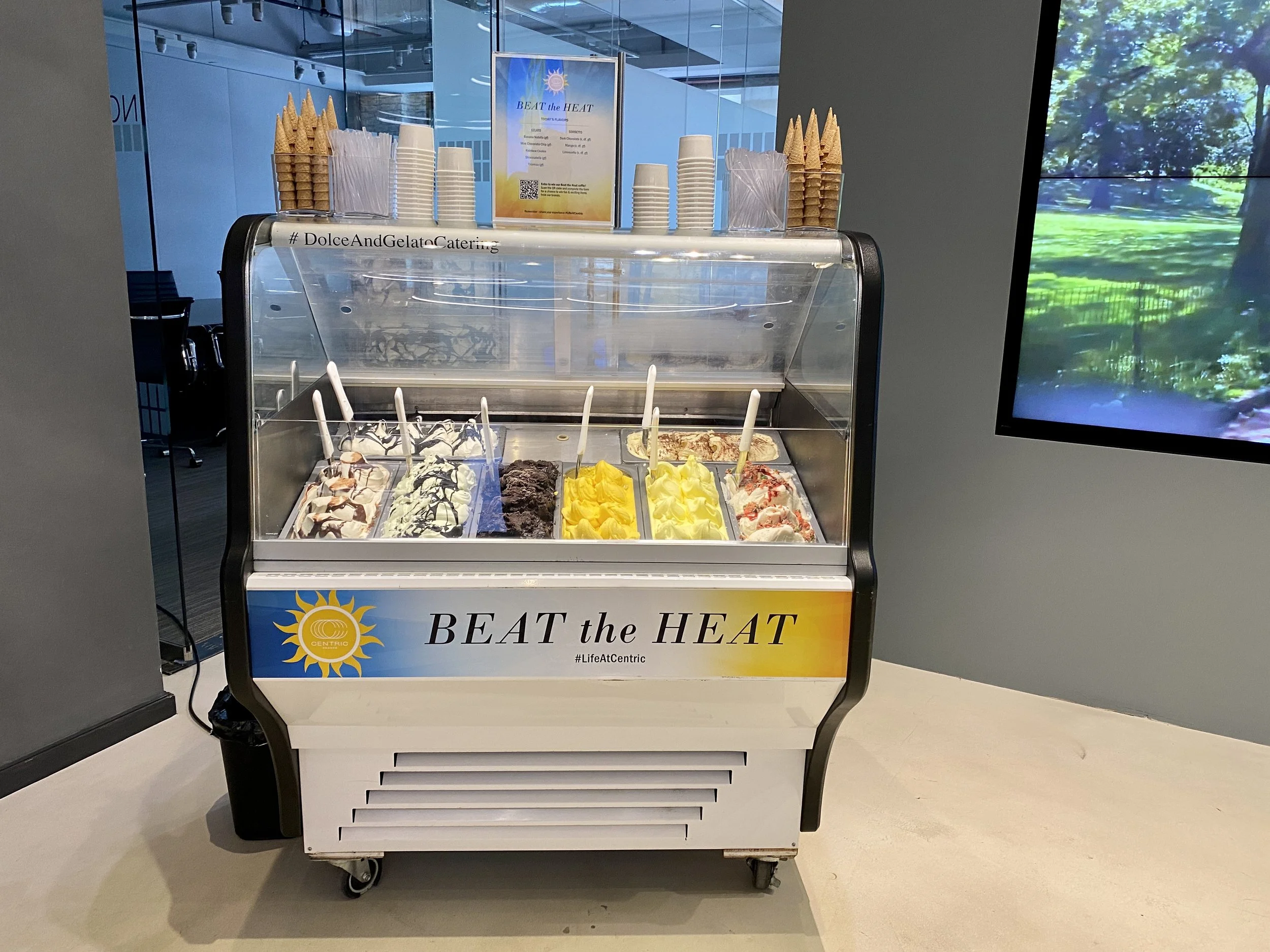 Branded Gelato Cart
