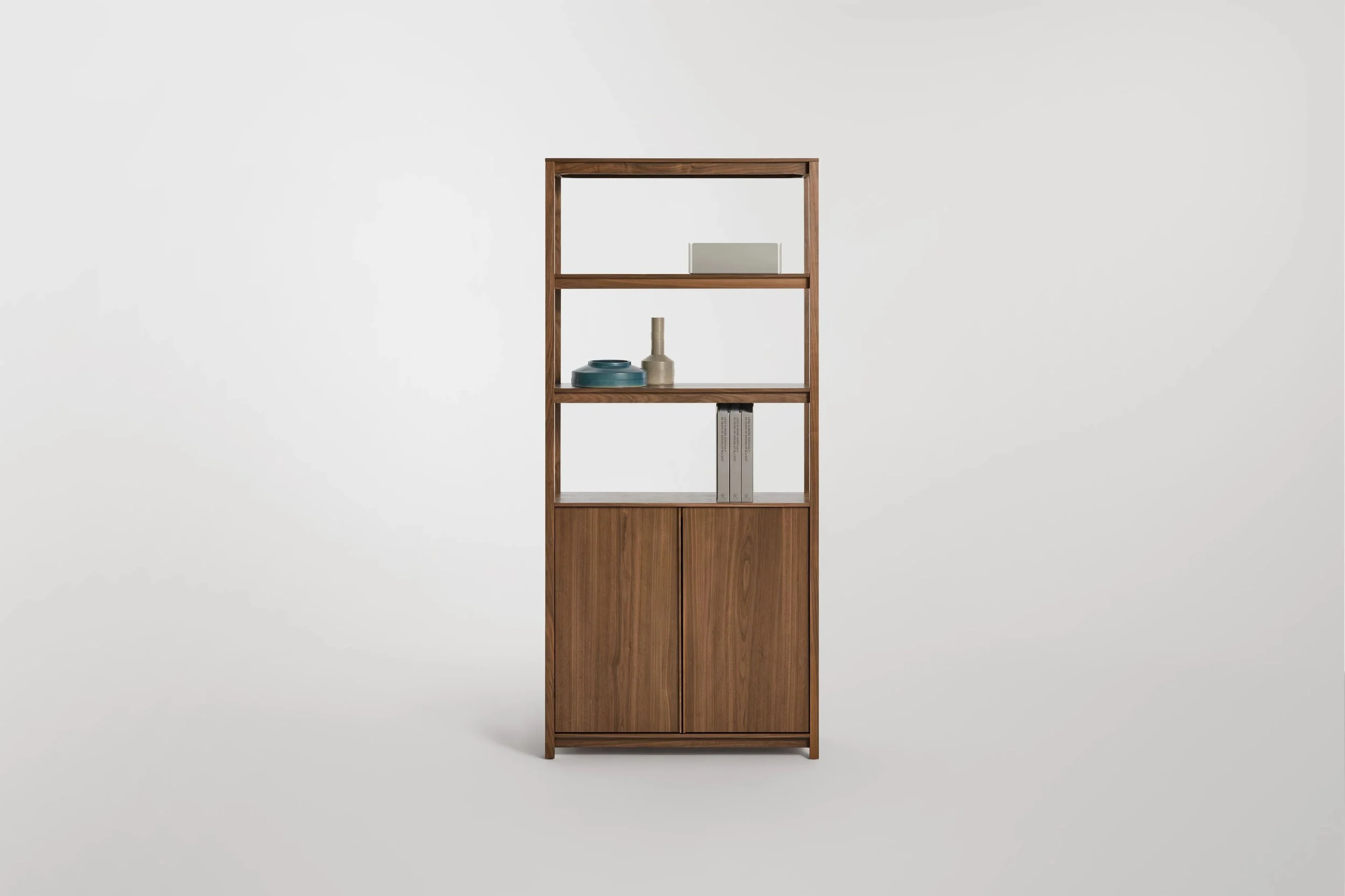 Blu Dot Open Plan Large Low Bookcase with Storage — Chester Fields