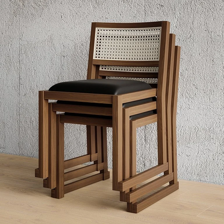 Gus* Modern Walnut Eglinton Dining Chairs (set of 4) - 60% off