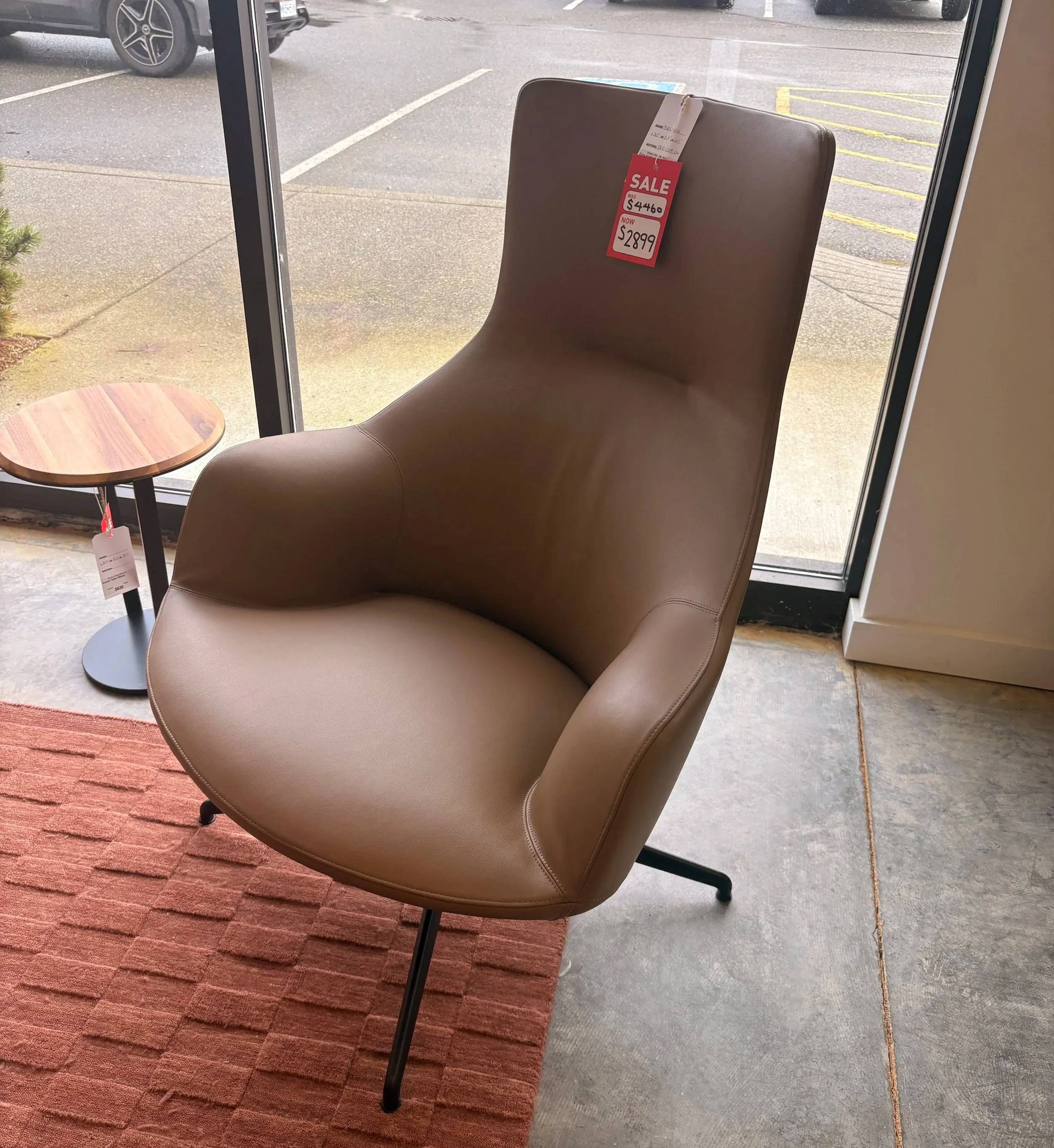 Floor Model - Bensen Circa Highback Lounge Swivel with Armrests- 35% off