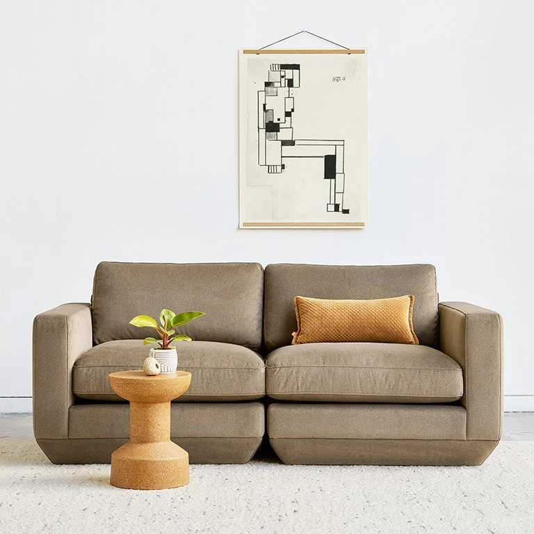 Gus* Modern Podium 2PC Sofa