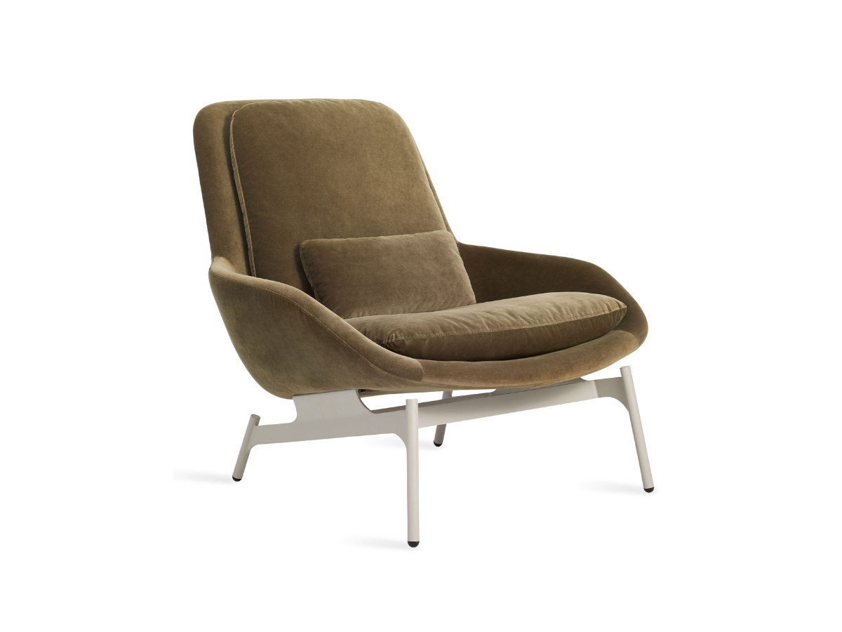 Floor Model - Field Lounge Moss Velvet - 30% off