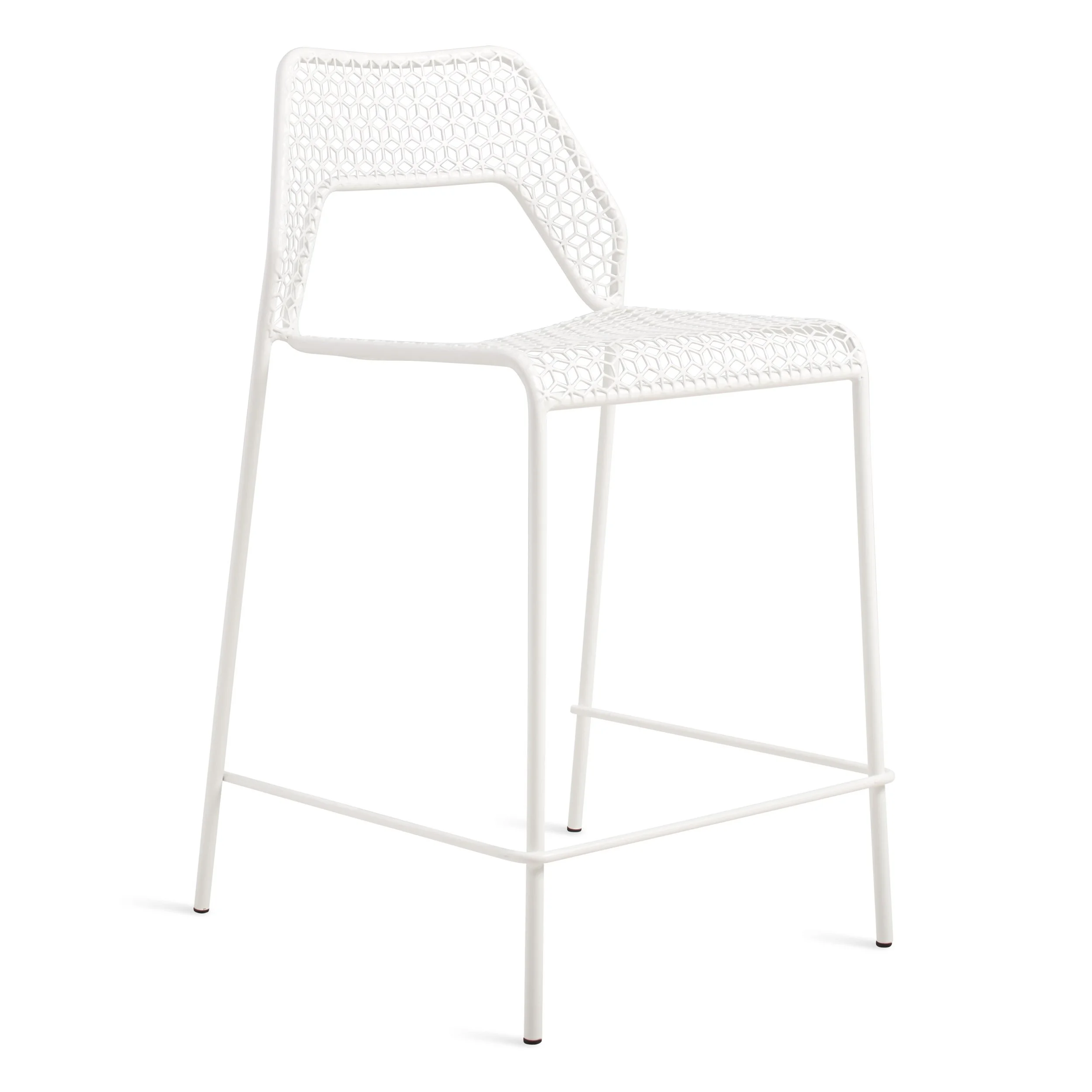 Blu Dot Hot Mesh Counter Stool - White