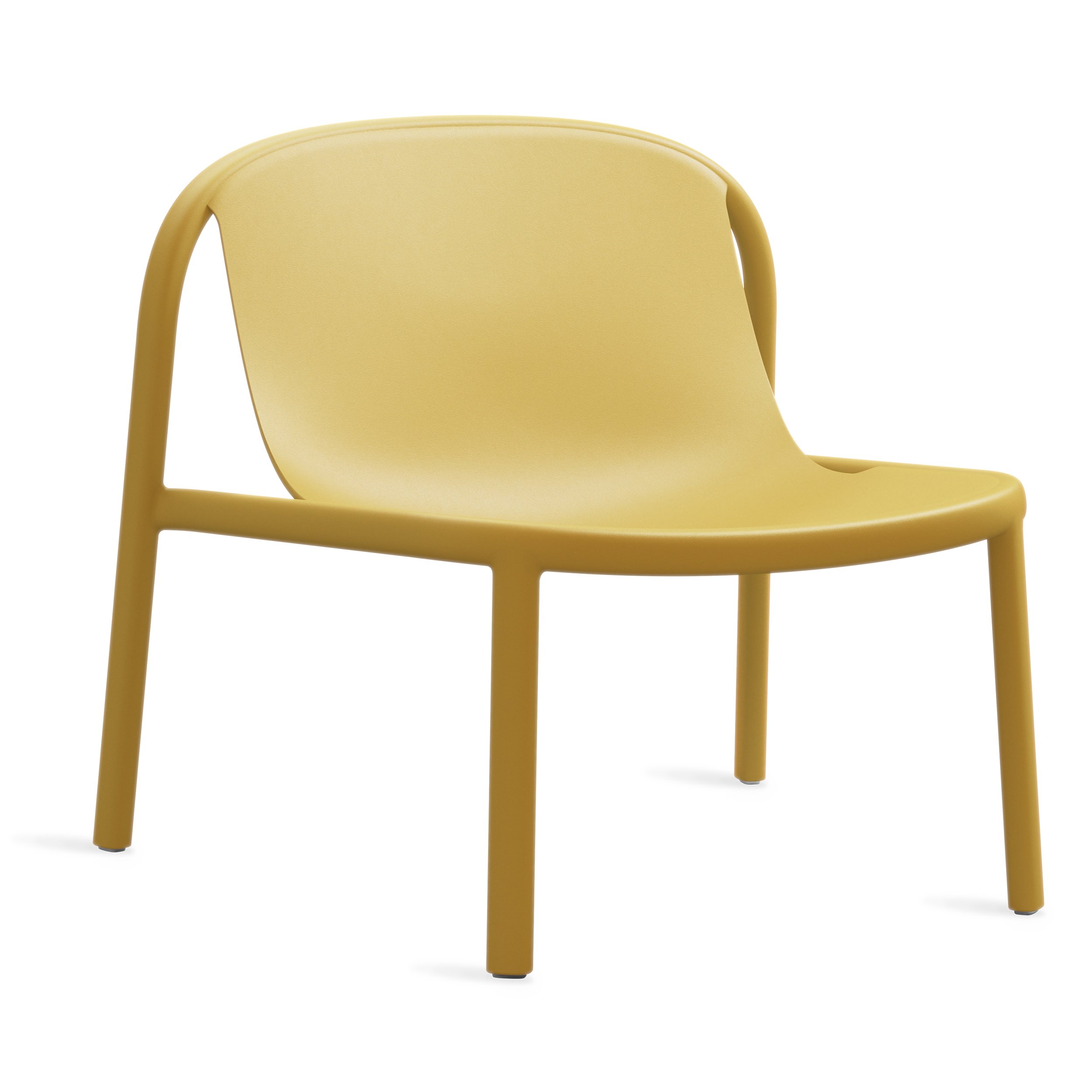 Floor Model Blu Dot Decade Lounge Chair Mustard (set of 2) - 25% off