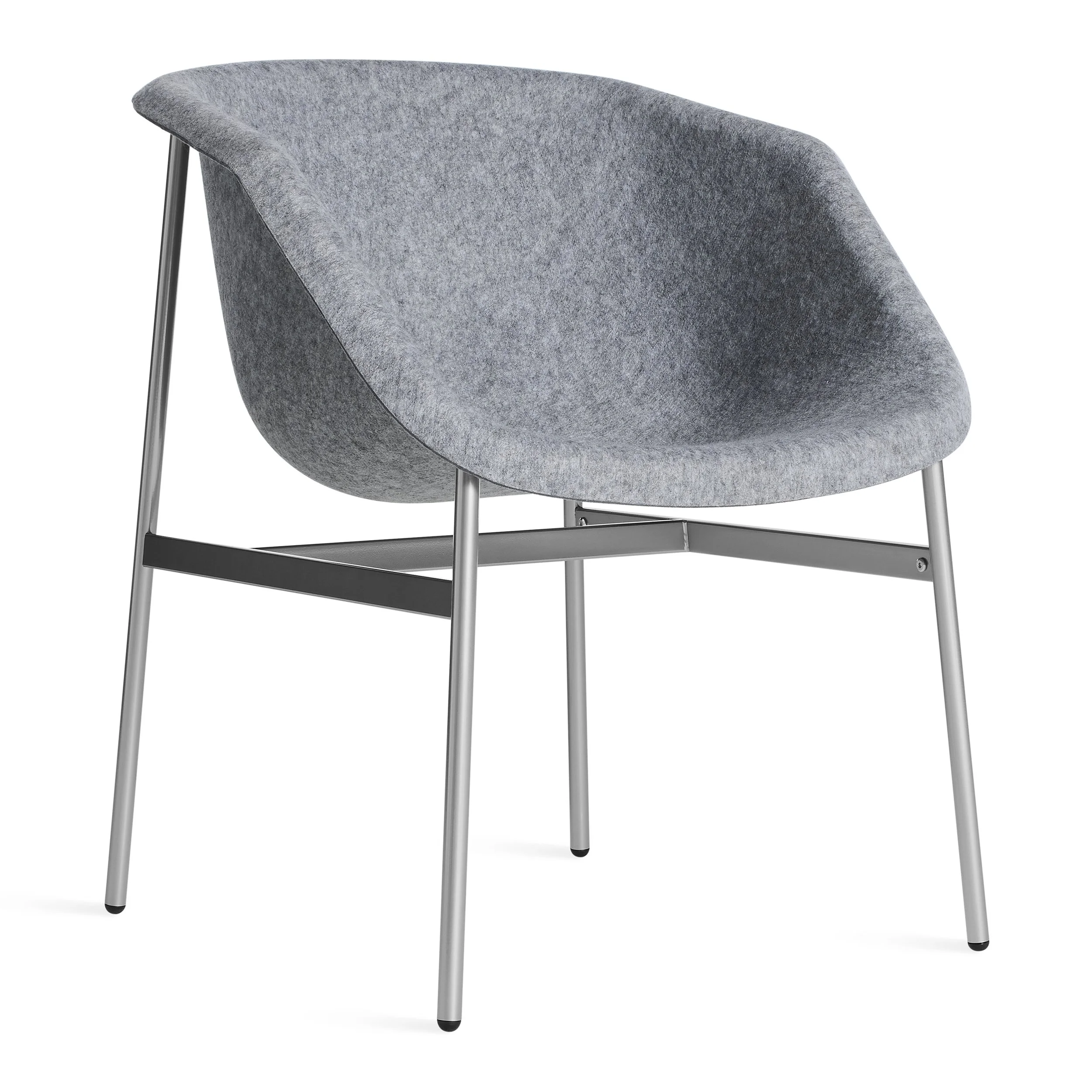 Blu Dot Past Life Chair - Light Grey/Silver