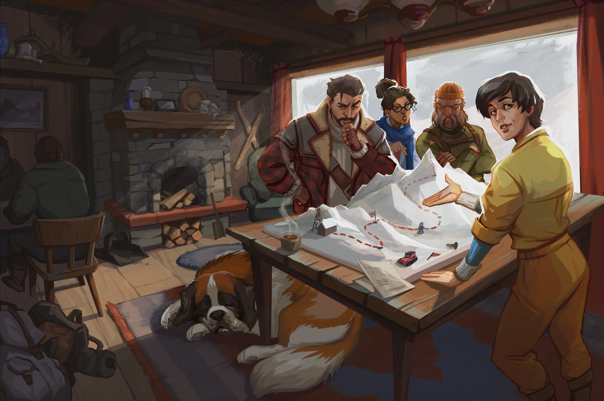 Cozy Alpine tycoon game Above The Snow, Out Now on Steam