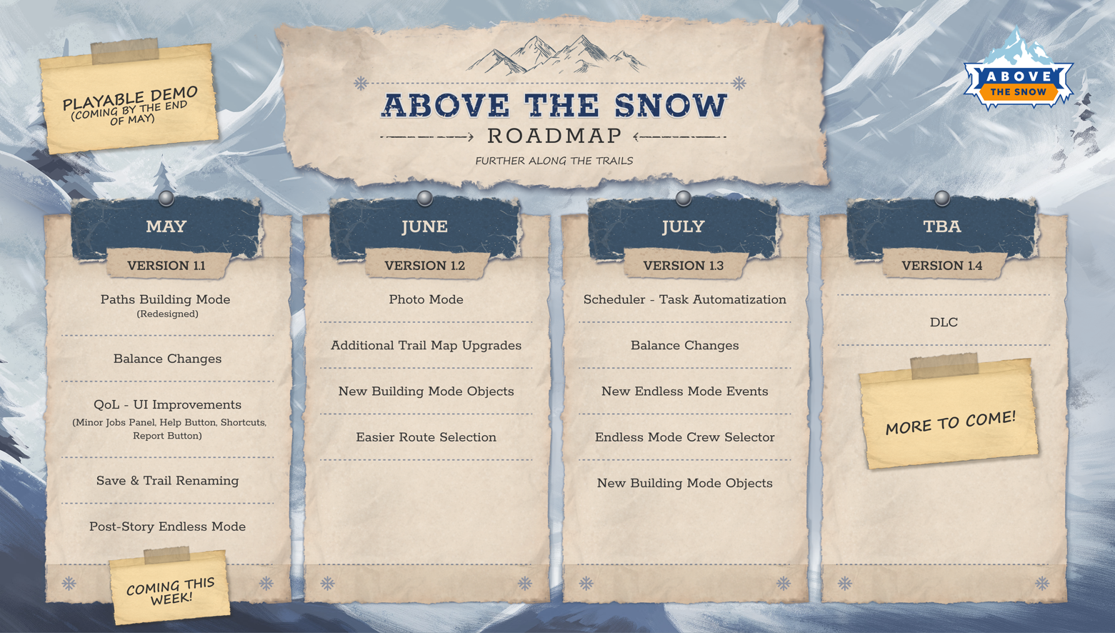 Snow summit sim Above The Snow teases new Endless Mode, full automation system &amp; DLC