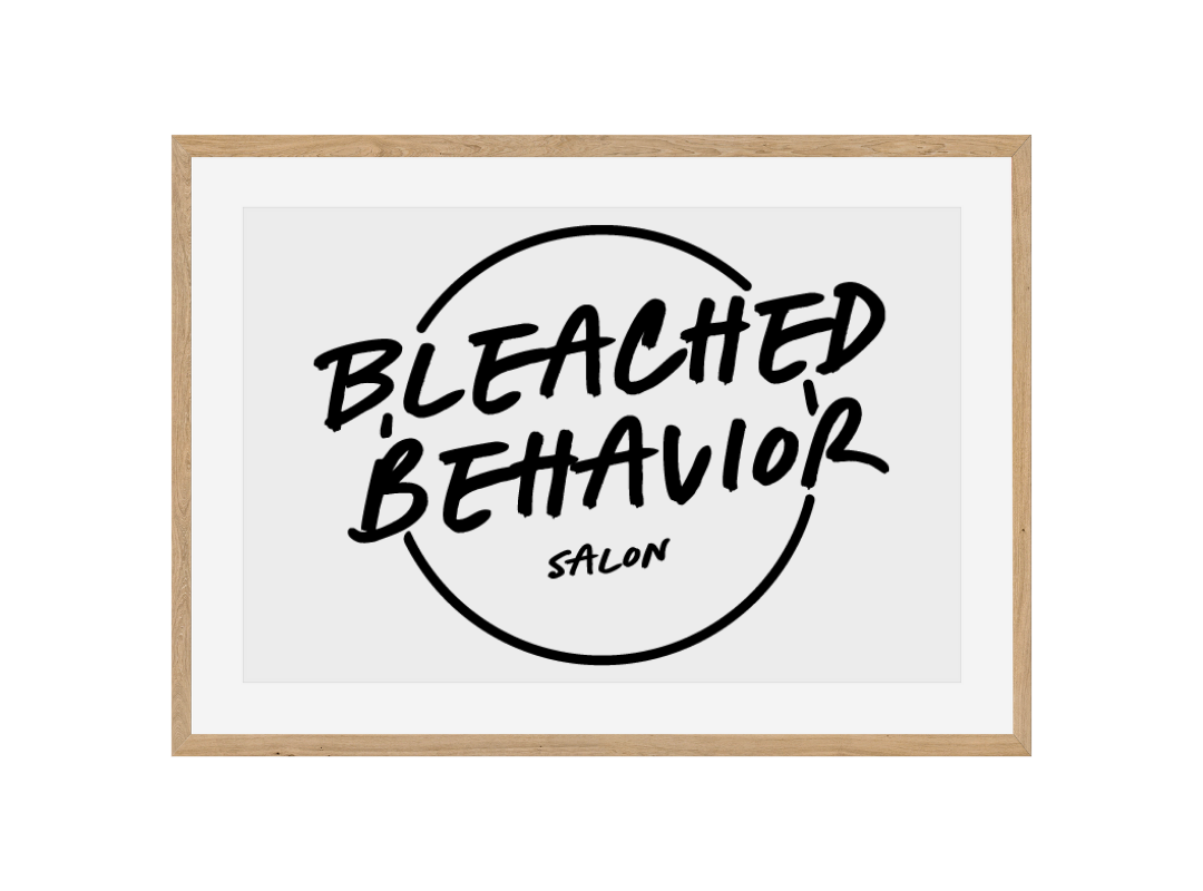 la crosse wisconsin hair salon logo design bleached behavior