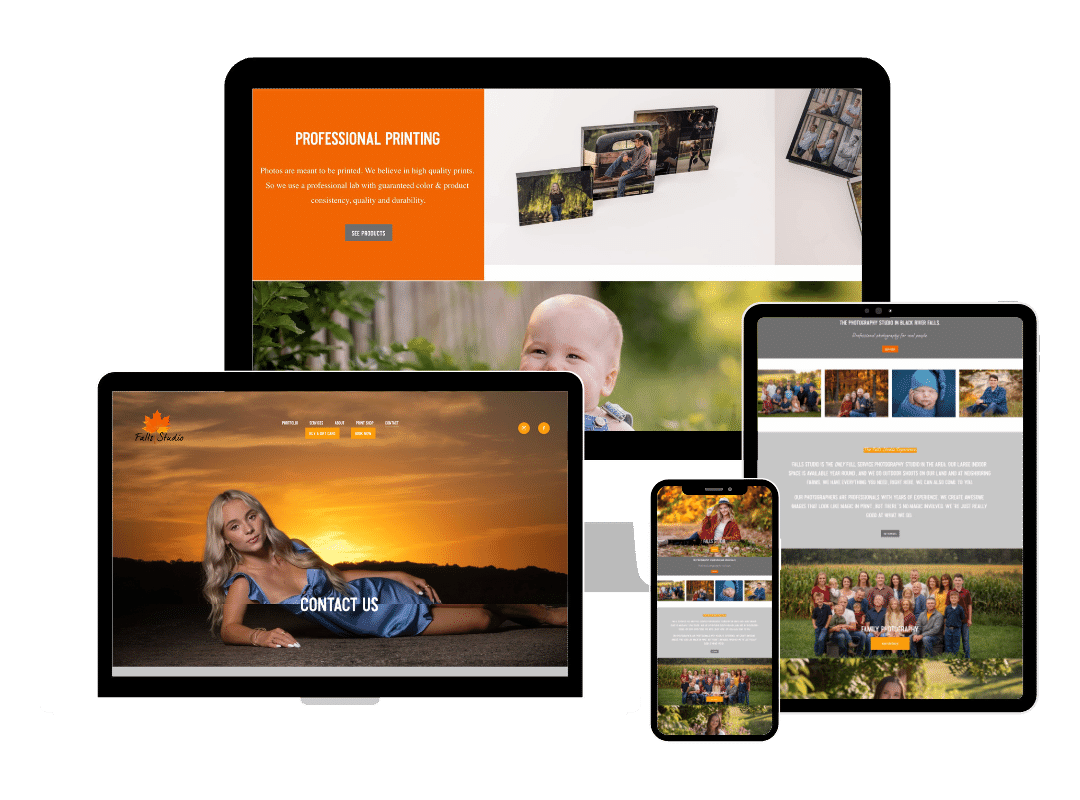 Falls Studio Photography | Squarespace Website