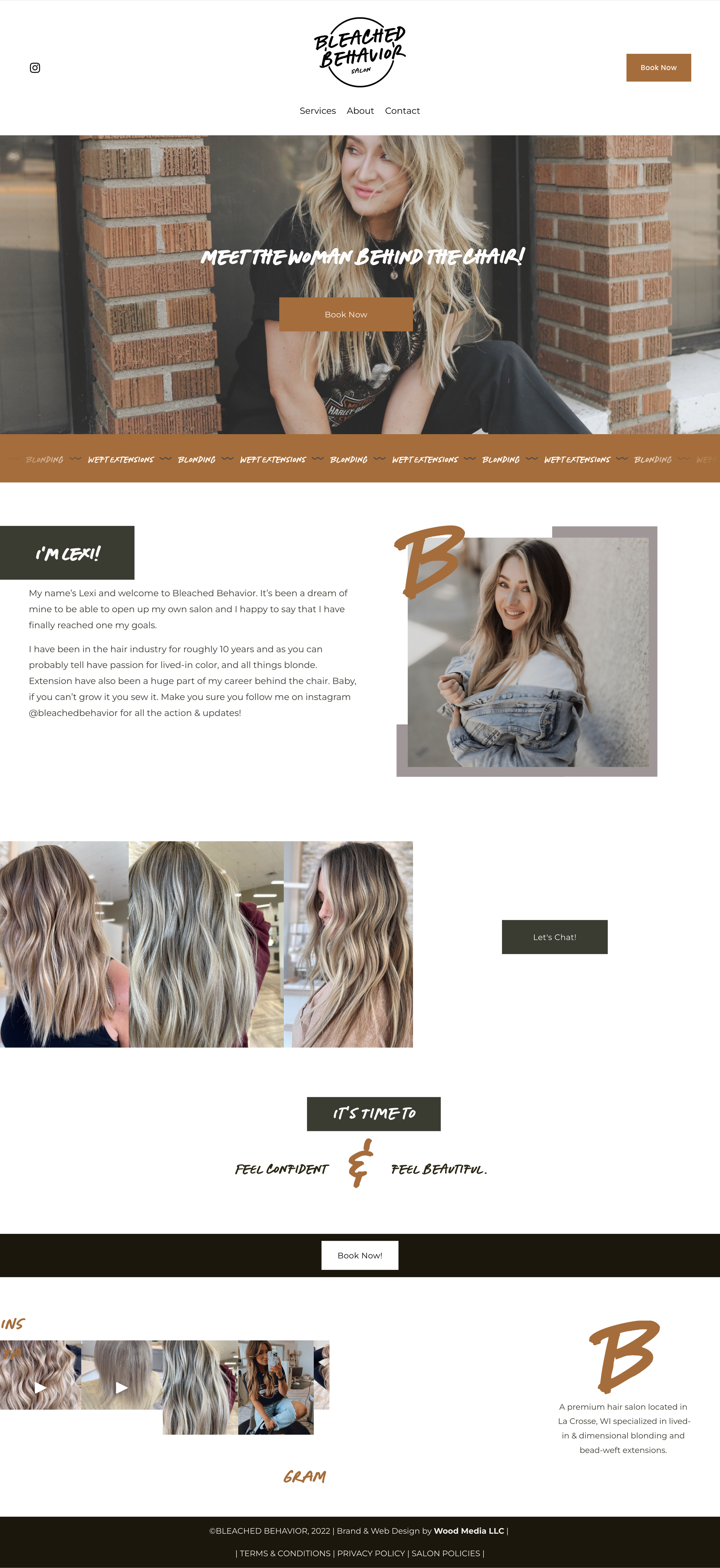 Responsive Website Mockup
“Bleached Behavior website design displayed on desktop, tablet, and mobile devices with fully responsive Squarespace layout.”
