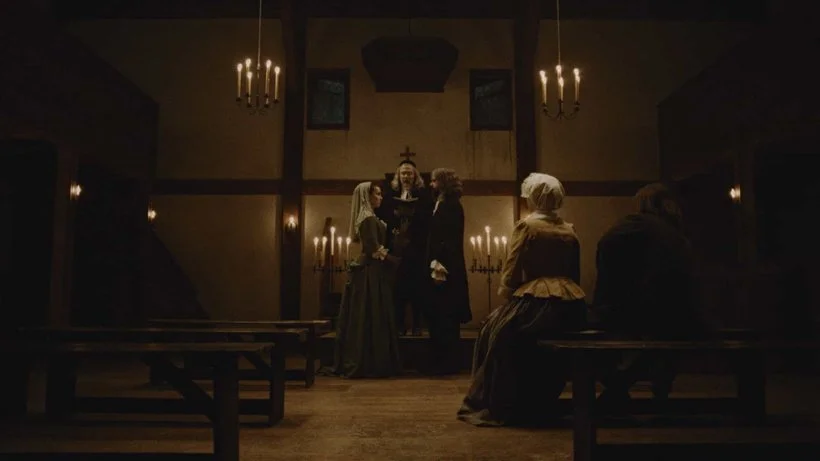 Sarah and Richard Warren’s Wedding Scene from Widow’s Bay Episode Six