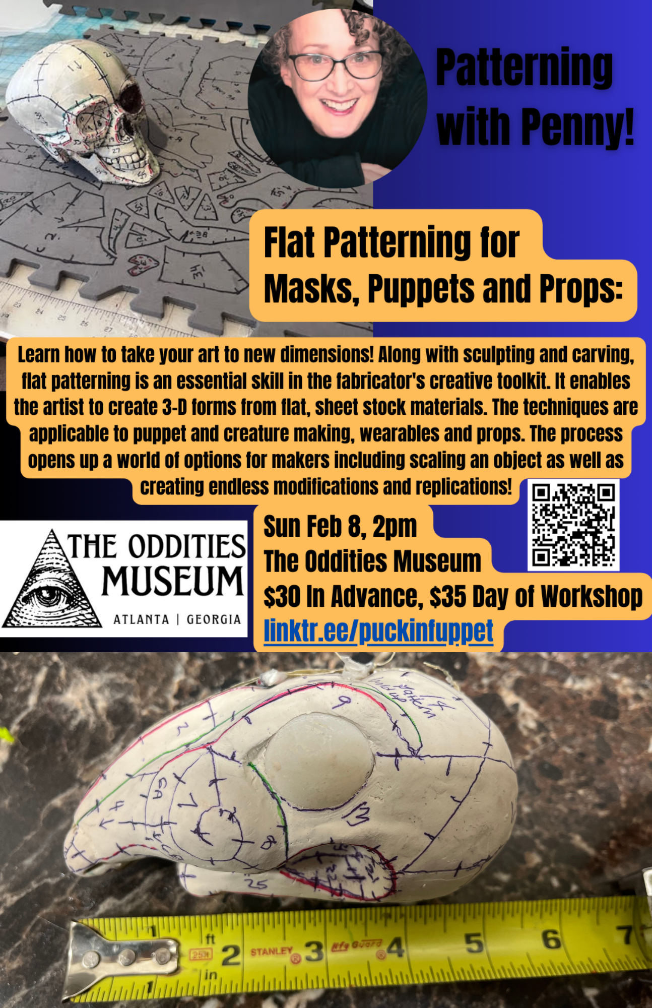 Puppet Workshop: Patterning with Penny!