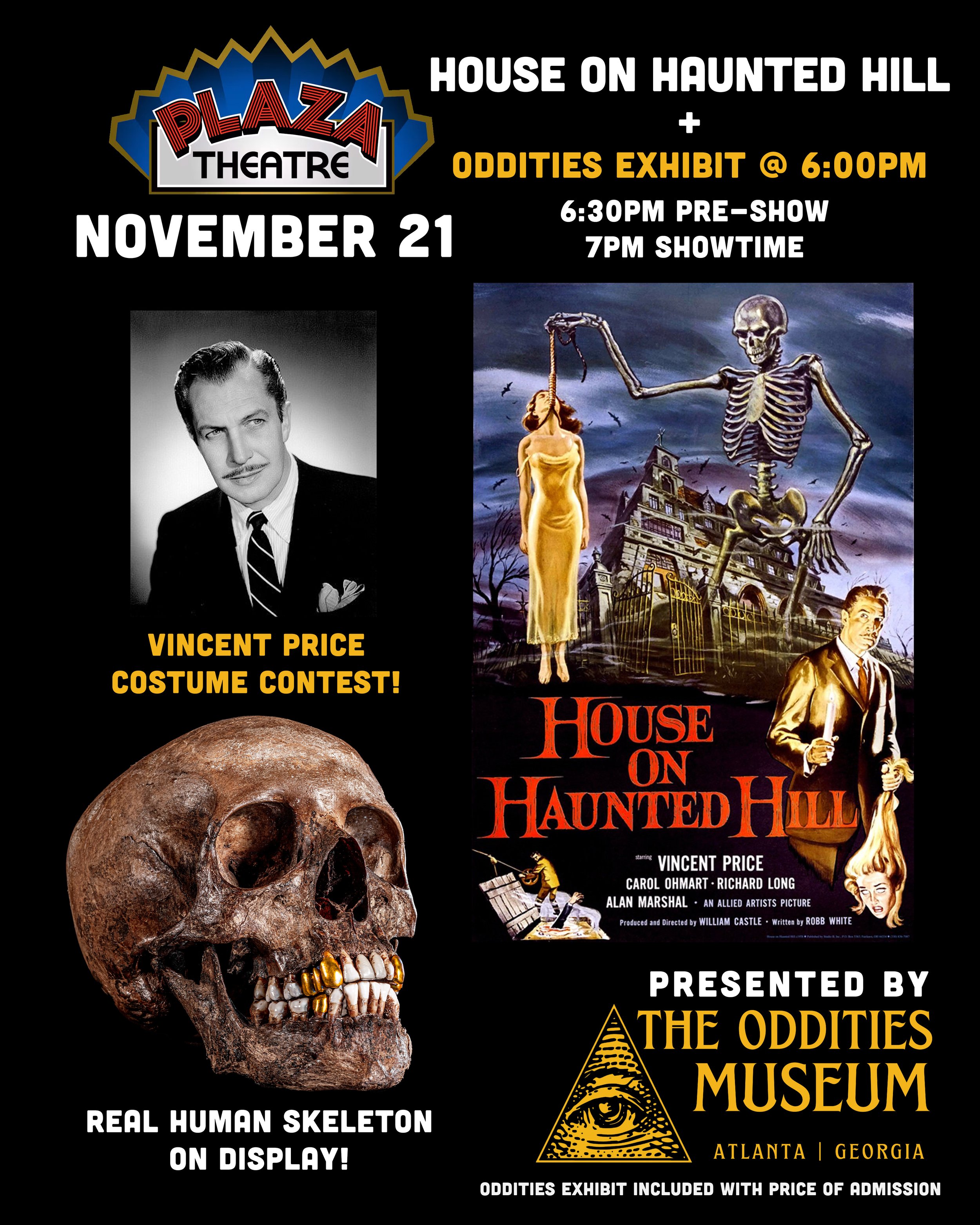 House on Haunted Hill at Plaza Theatre