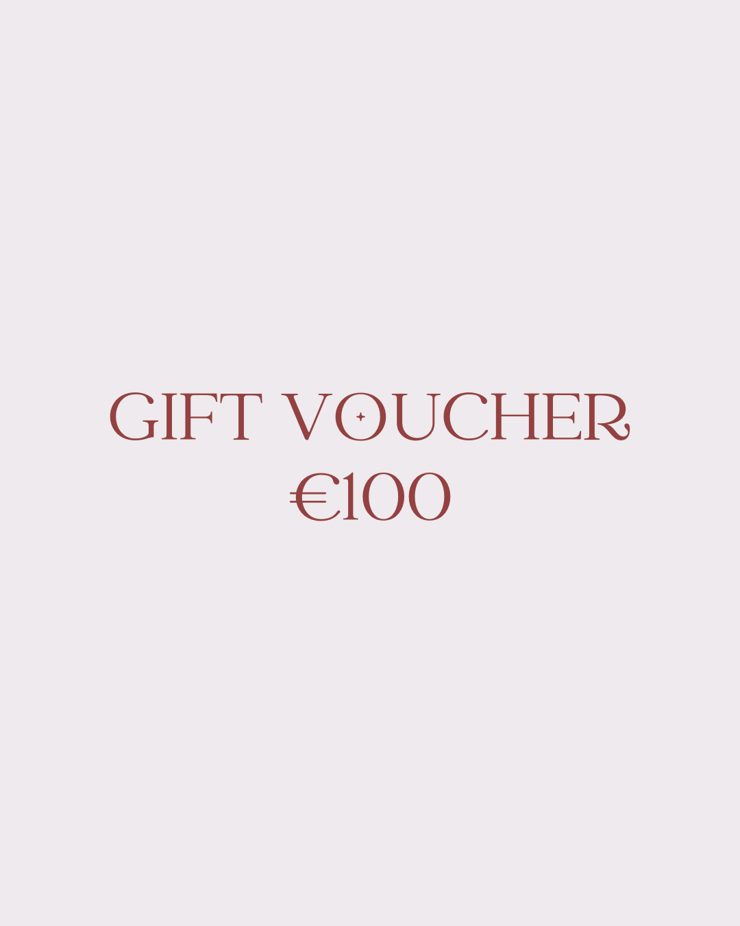 Gift Voucher or Prepayment - EUR 100
