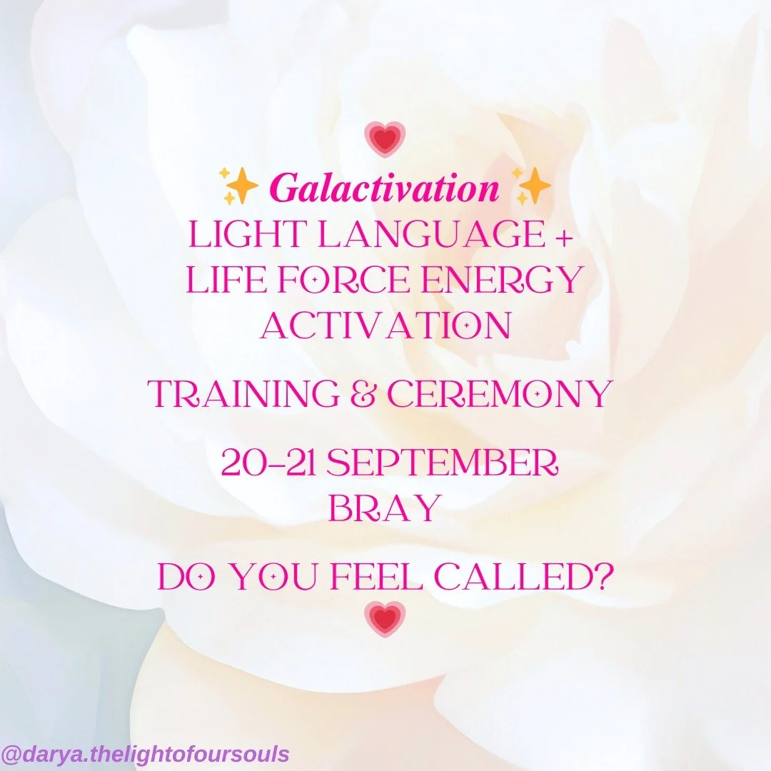 Dear Friends,
Are you Shining, Shimmering, Sparkling your Unique Light?🌸💫

Many of you have already experienced Light Language as part of the healing sessions I hold, and have tuned into the expansive higher-dimensional magic of Lightcodes, Energy 