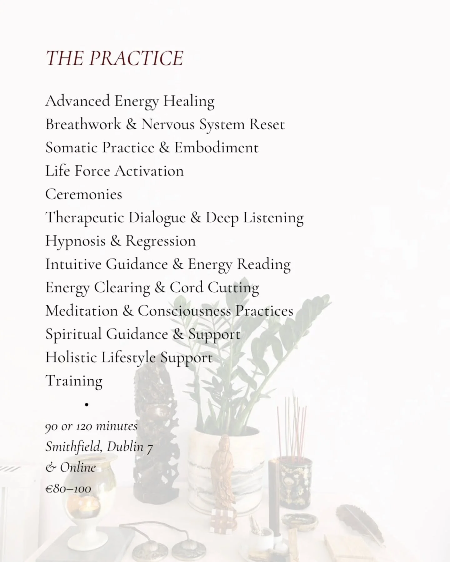 These are some of the threads that weave through my work.

Every session is unique, shaped by the person, the conversation, and what emerges in the moment.

You are welcome here - reach out.

〜 Darya

#somatic
#breathwork
#energyhealing
#holisticlivi