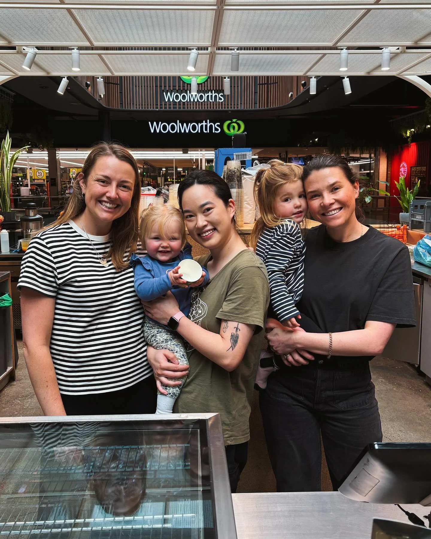 This one deserved a permanent spot on the feed ❤️ @bodyandbites final day at B&amp;A with us and her youngest employees 🥰 it&rsquo;s goodbye to our beautiful green tiled store and to our amazing team of gals there, we will miss you all and will miss